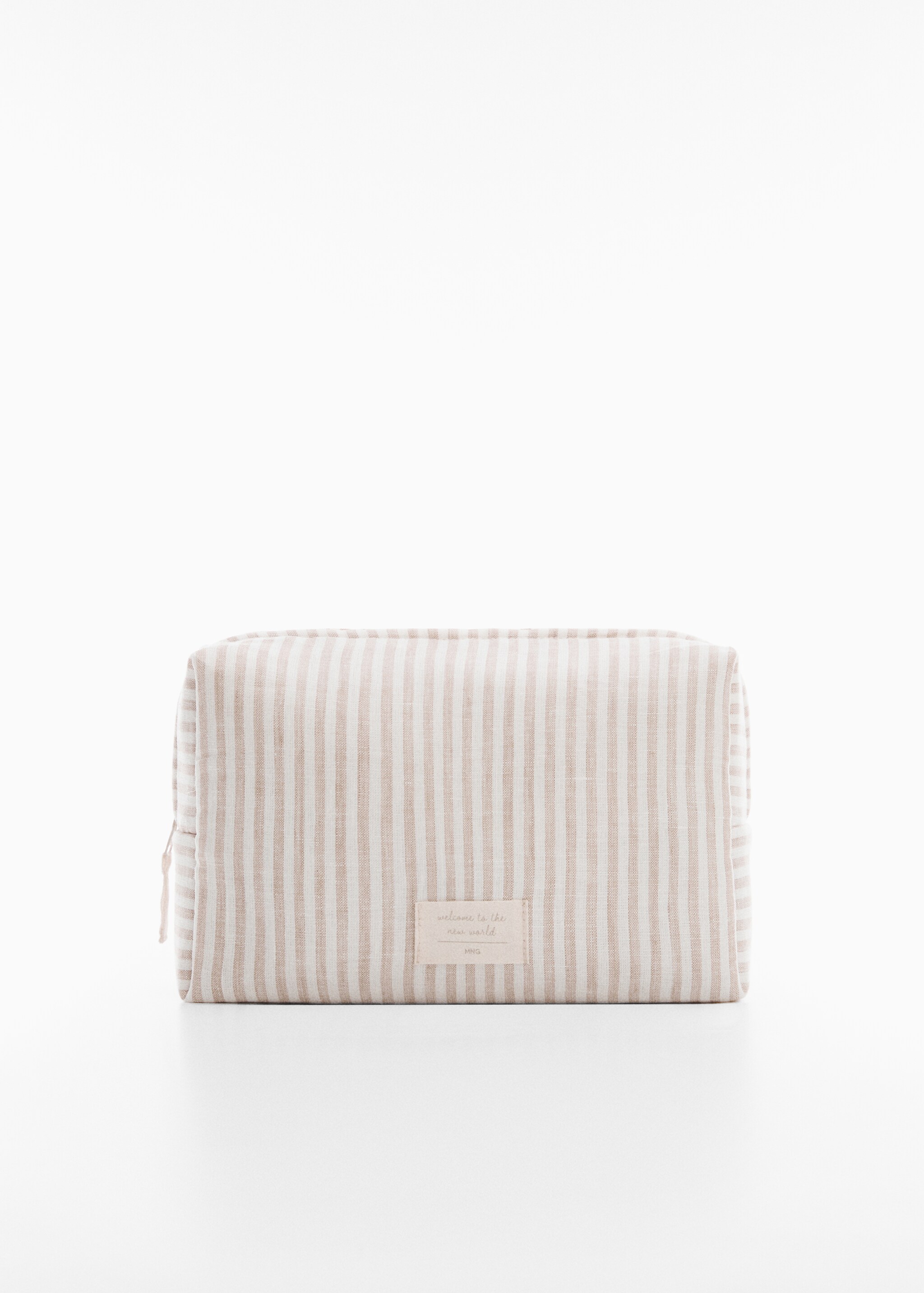 Striped cosmetic bag - Article without model