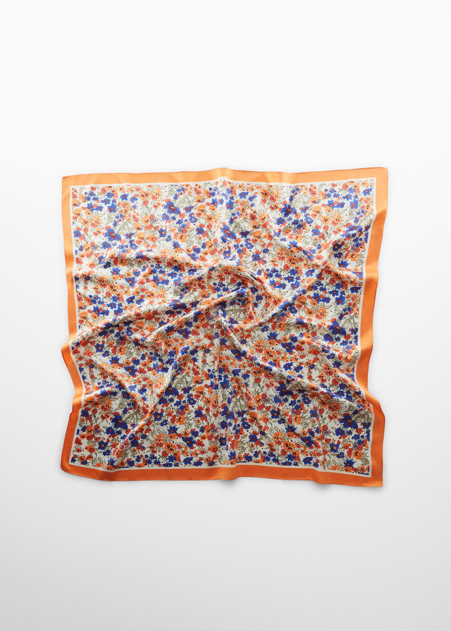 Foulard imprimé à fleurs - Article sans modèle