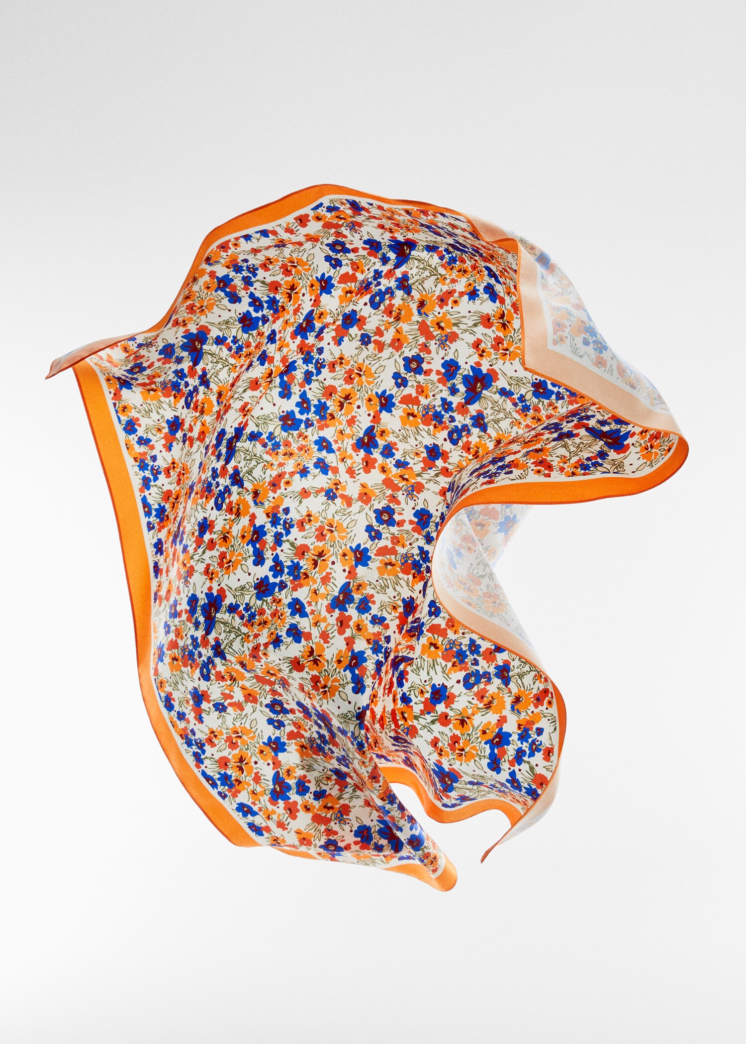 Floral printed scarf - Details of the article 5