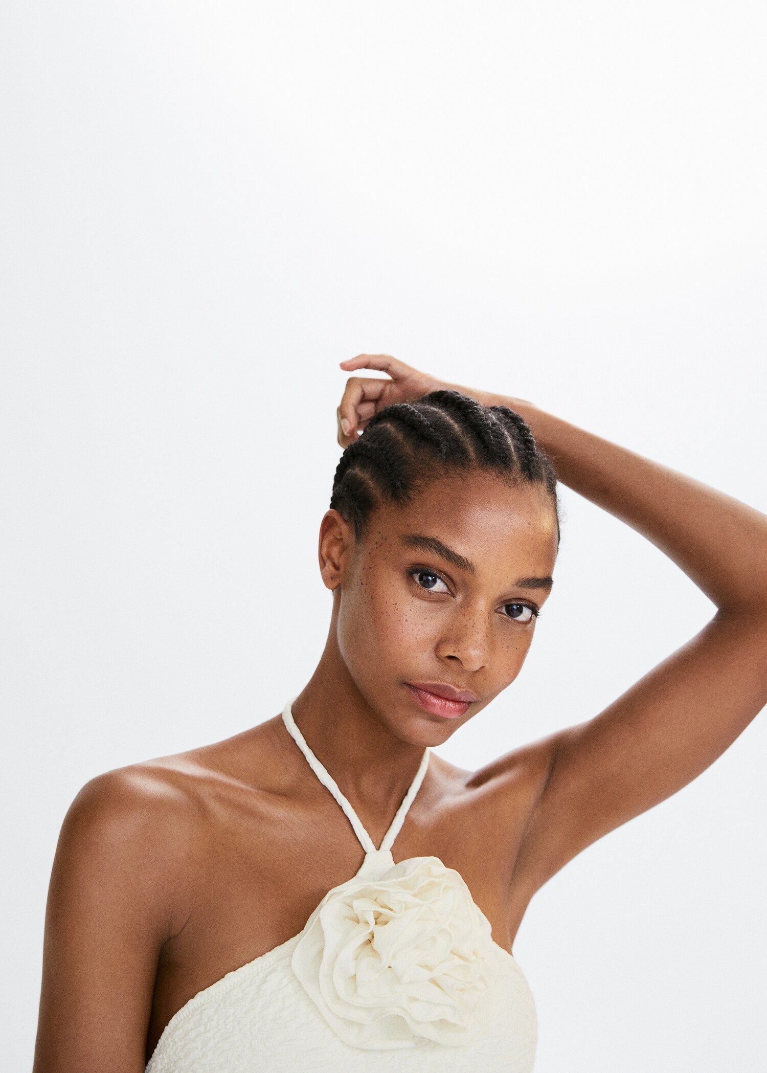 Textured swimsuit - Details of the article 1
