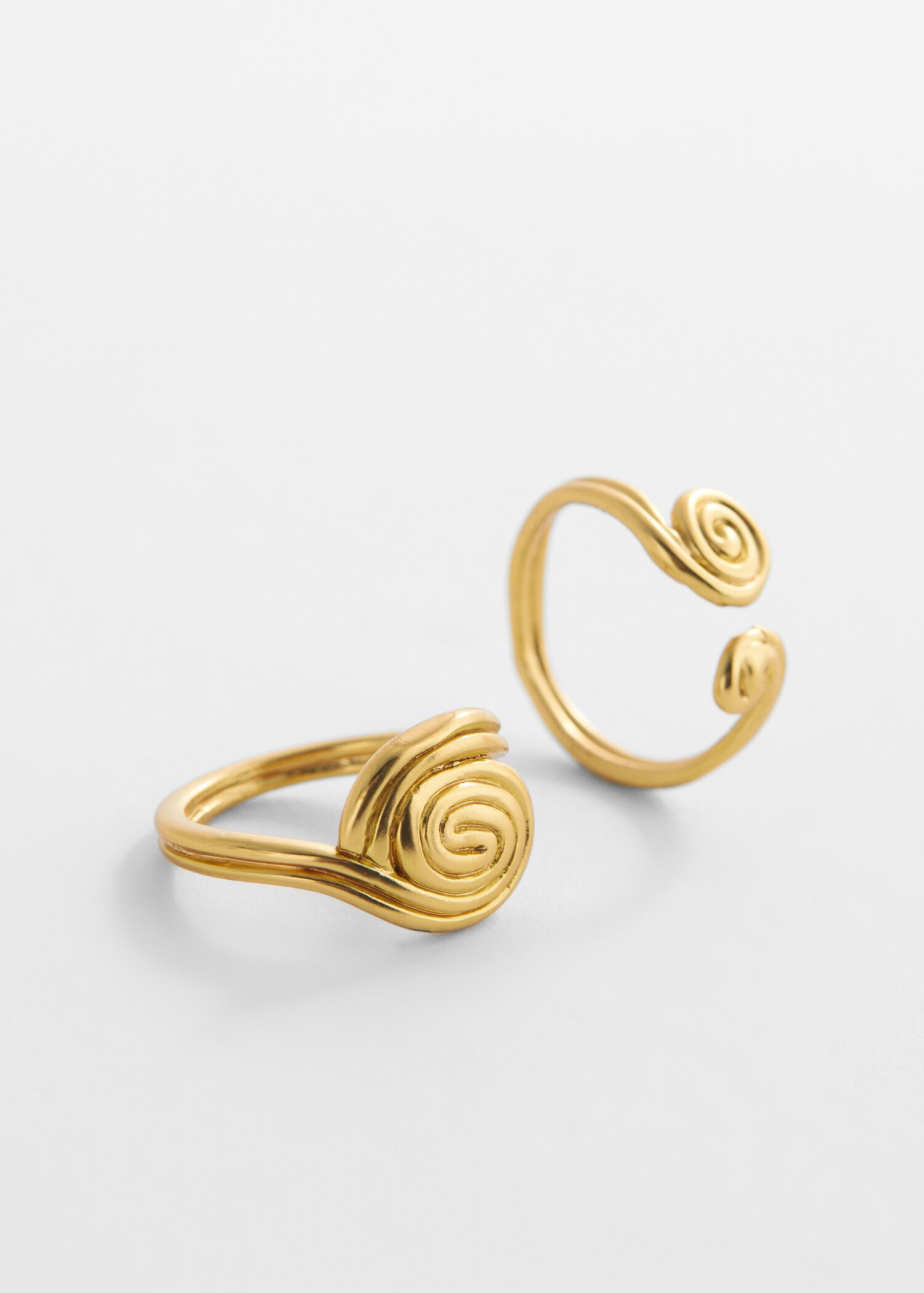 Lot bagues spirale - Plan moyen