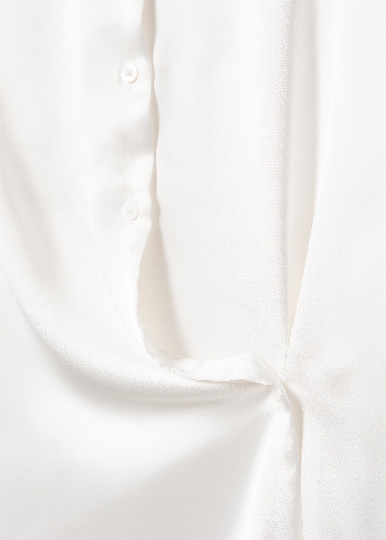Shirt with draped detail  - Details of the article 8