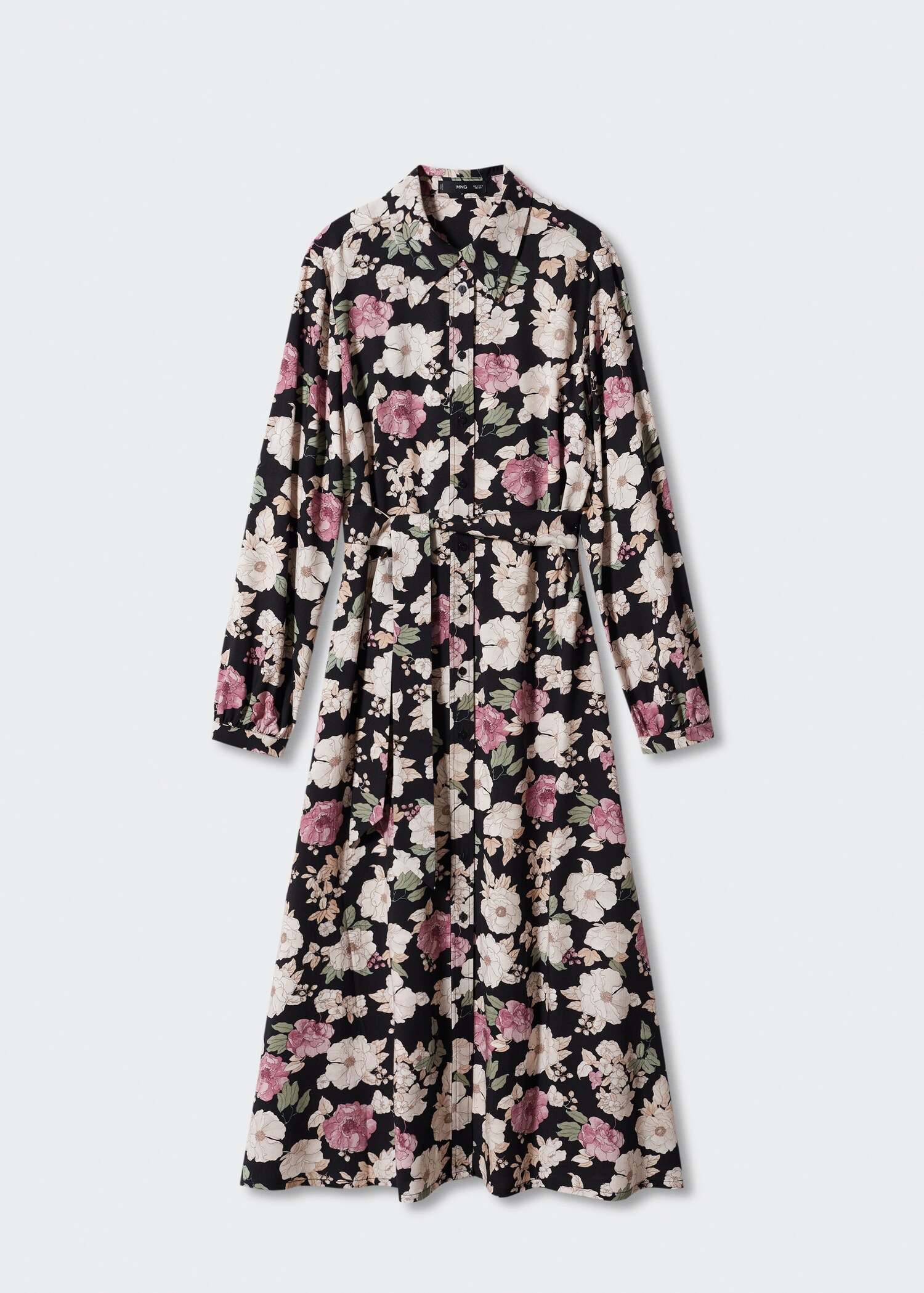 Printed shirt dress - Article without model