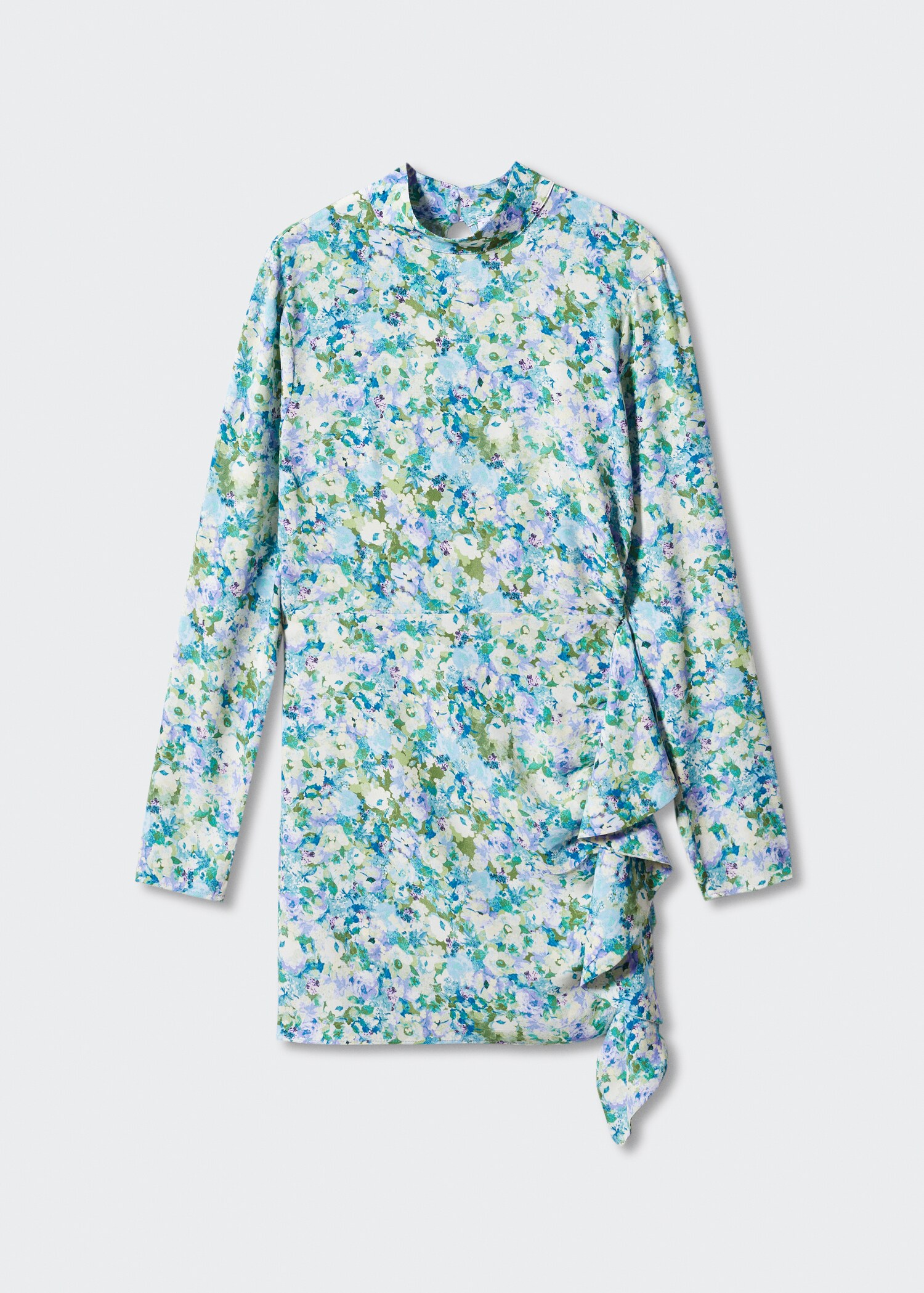 Ruffled floral print dress - Article without model