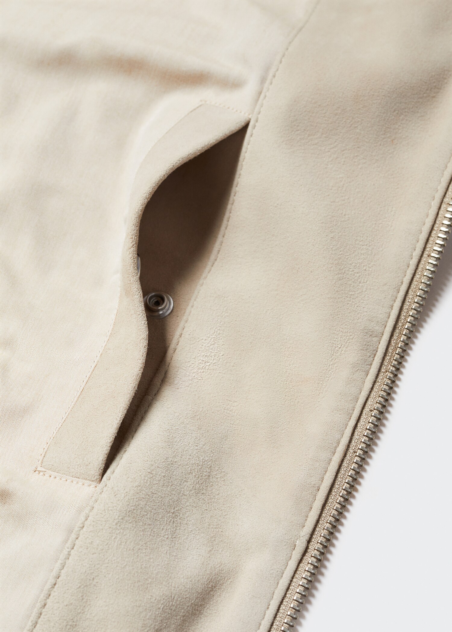 Wildleder-Bomberjacke - Detail des Artikels 8