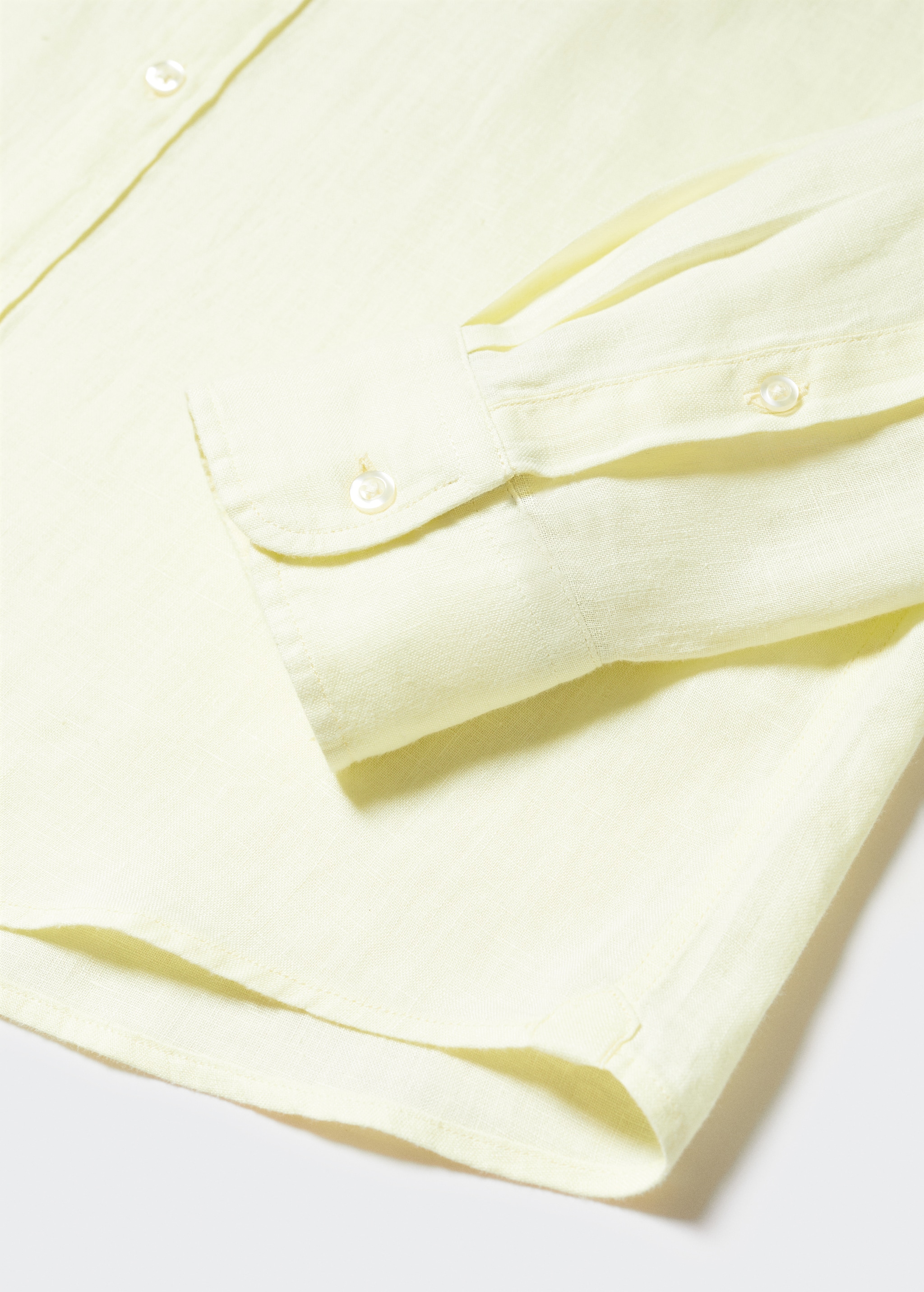 MAN/ Chemise slim-fit 100 % lin - Details of the article 8