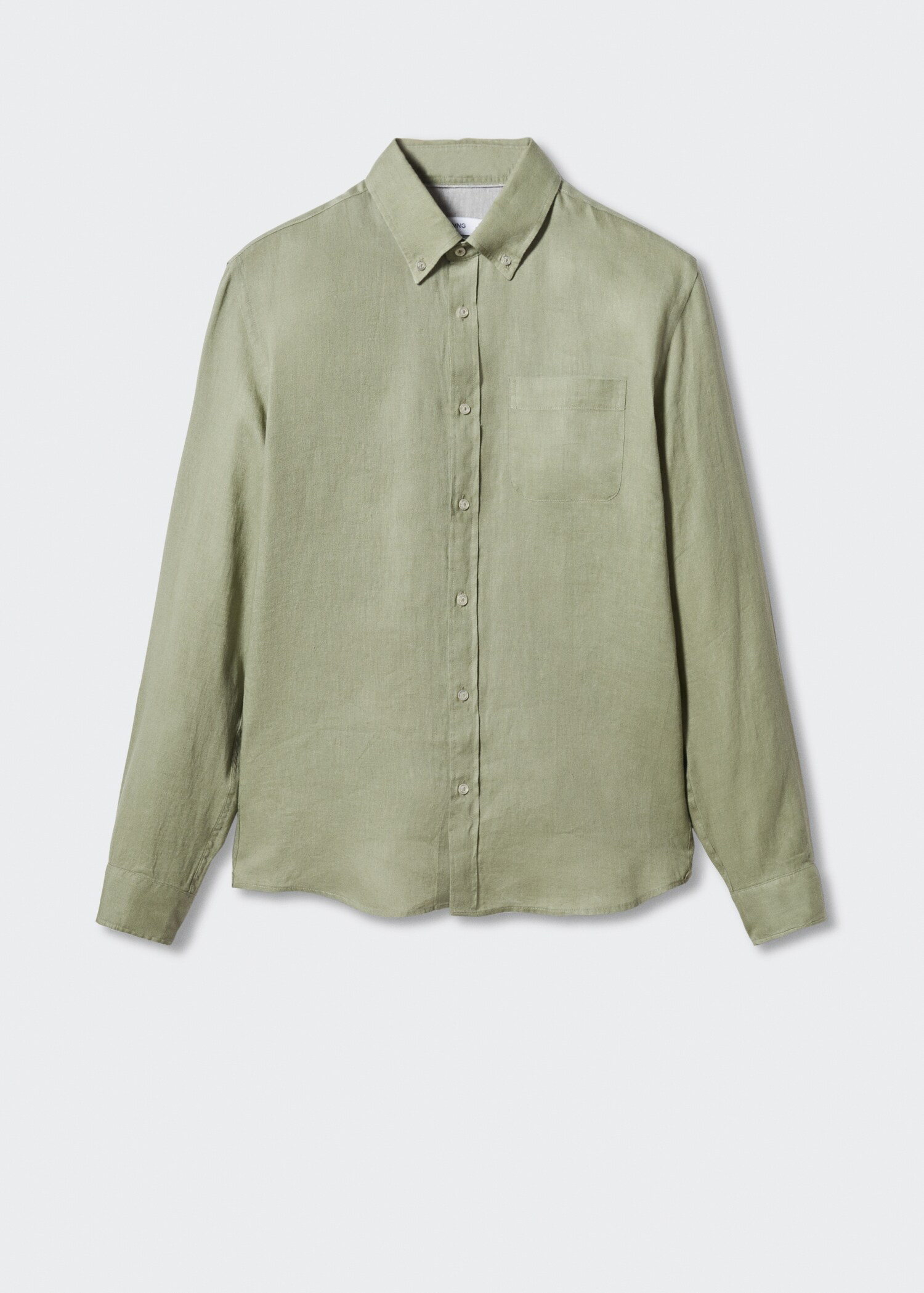 100% linen slim-fit shirt - Article without model
