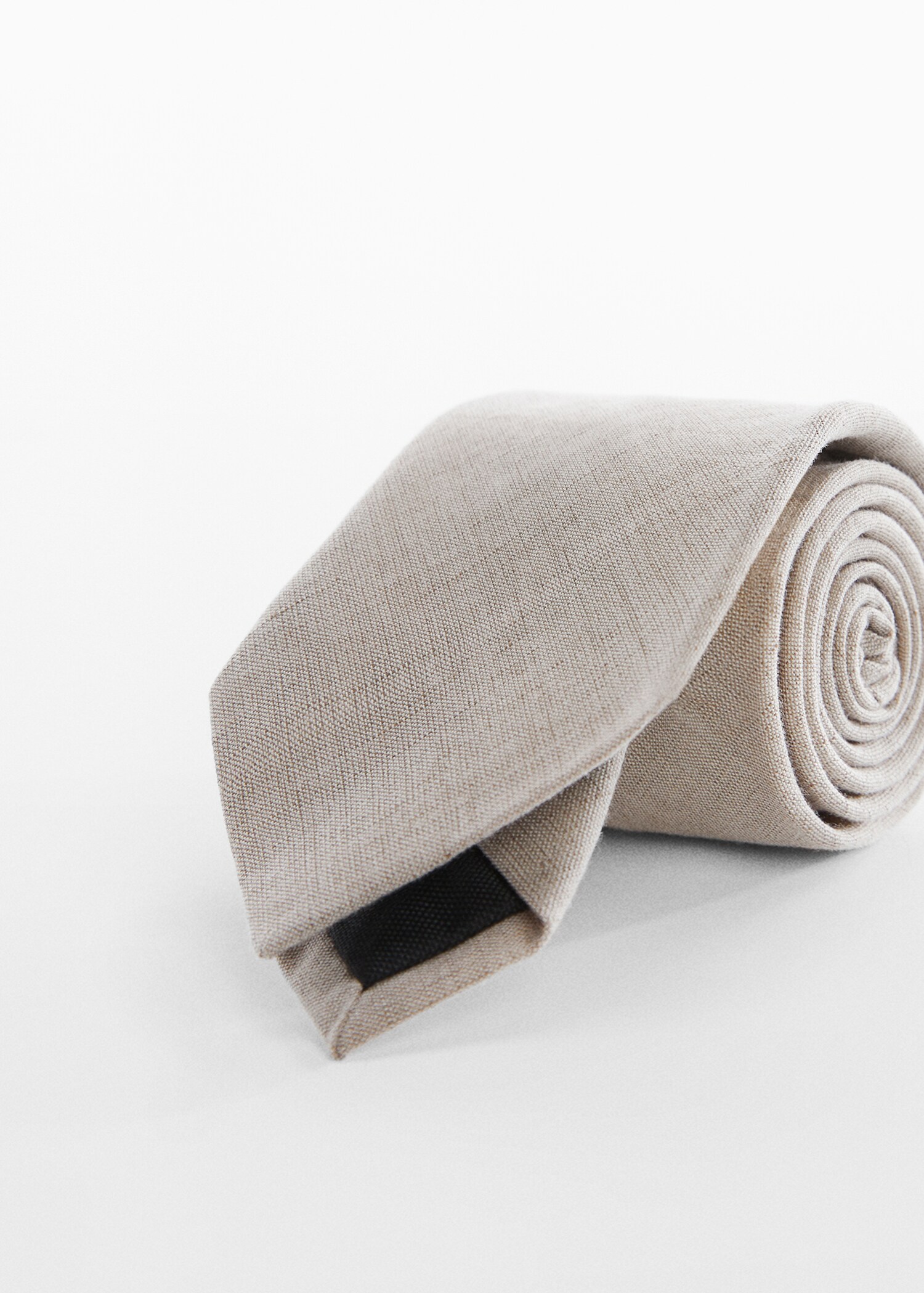 Crease-resistant linen tie - Medium plane