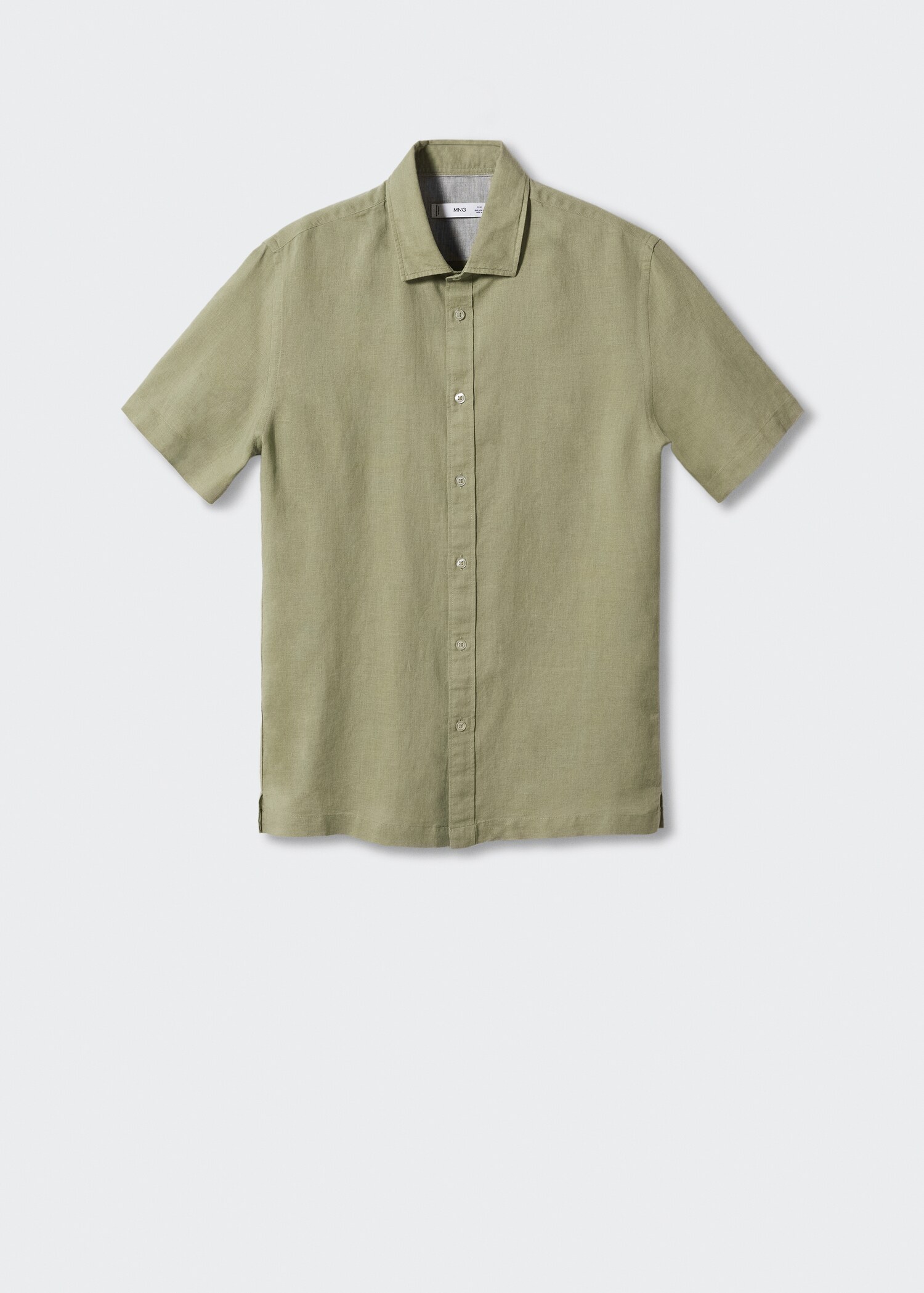 Camisa 100% lino manga corta - Artículo sin modelo