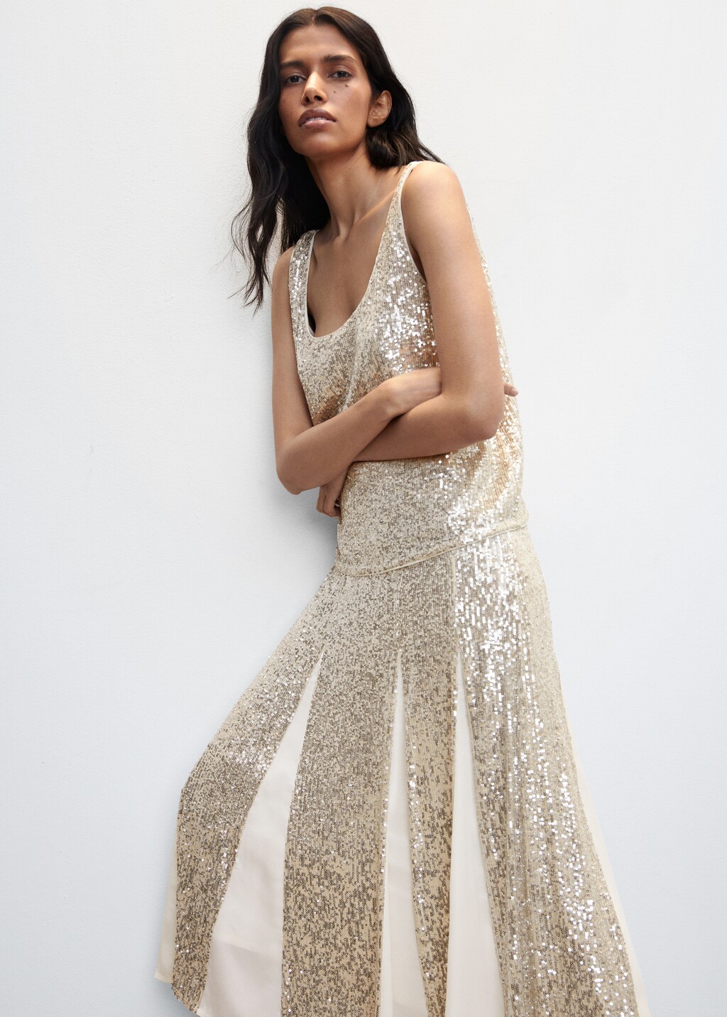 Jupe sequin mango hotsell