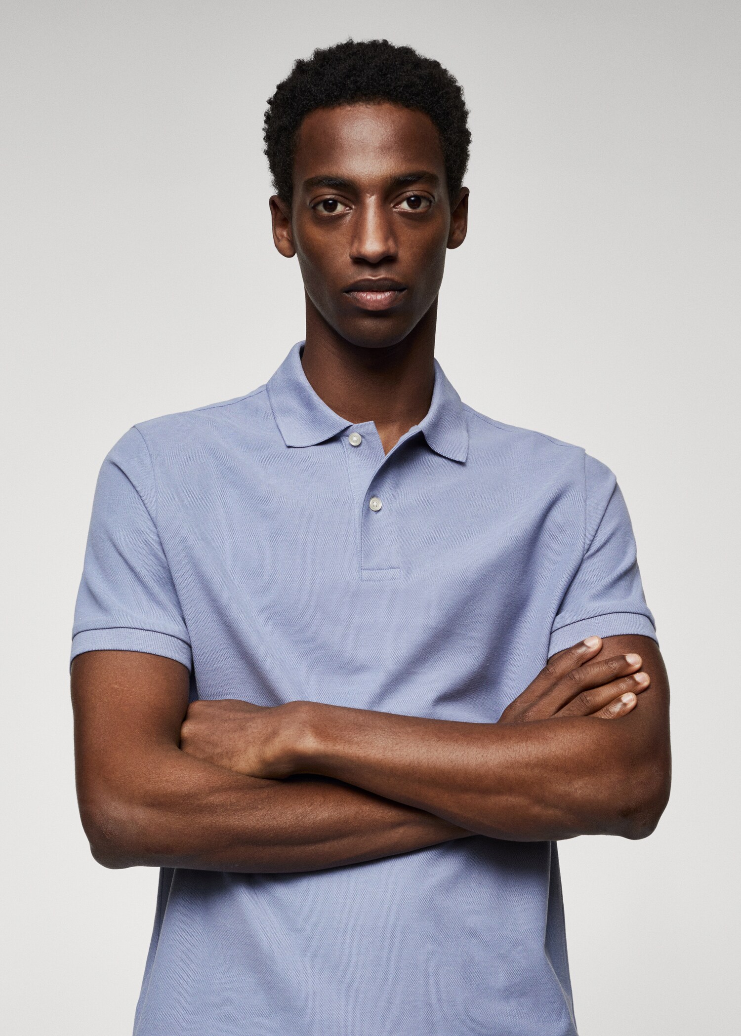 Cotton piqué polo shirt - Detaliu al articolului 1