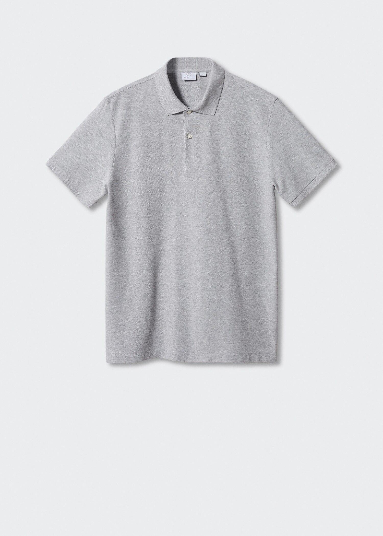 Tricou polo din bumbac piqué - Articol fără model