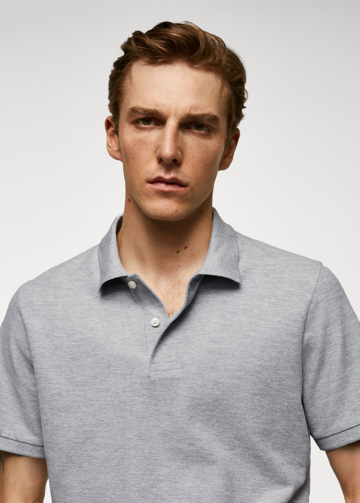 Tricou polo din bumbac piqué - Detaliu al articolului 1