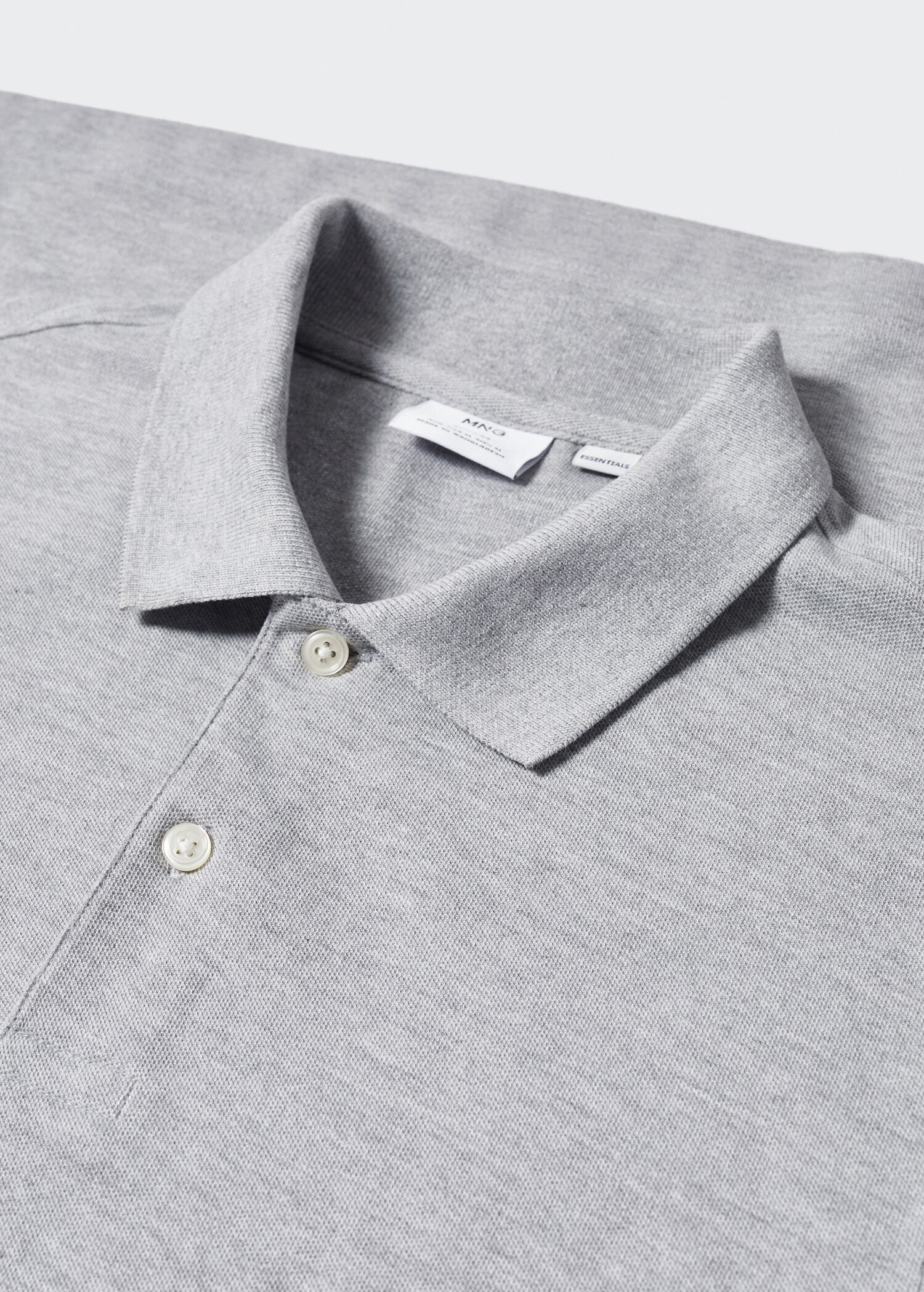 Tricou polo din bumbac piqué - Detaliu al articolului 8