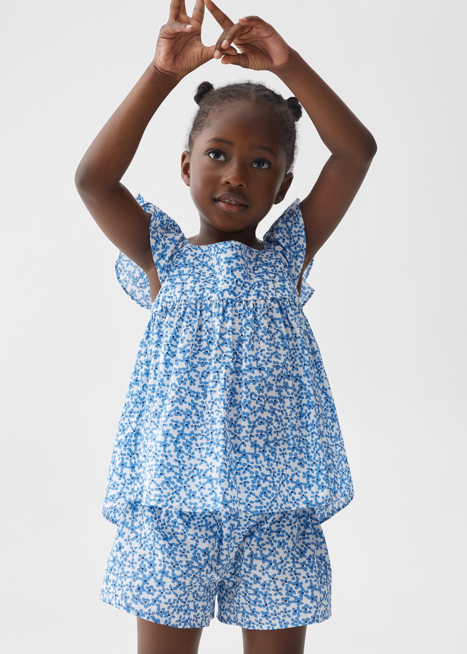 Short coton imprimé - Plan moyen