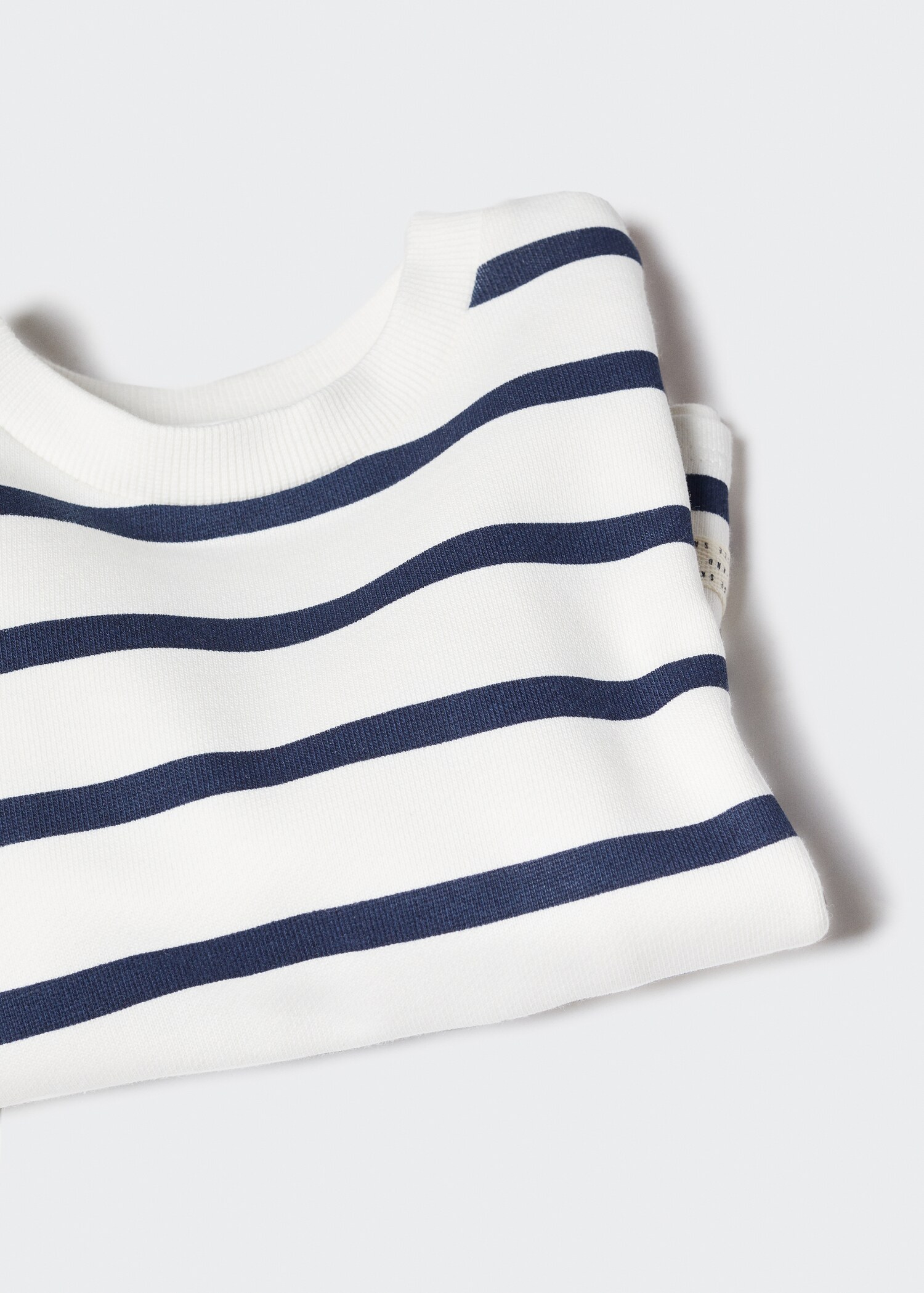 Striped cotton-blend sweatshirt - Details of the article 0
