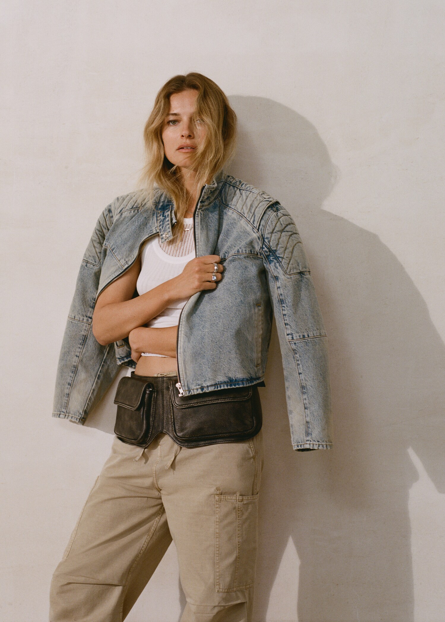 Denimjakke i biker-stil - Artikkeldetalj 6