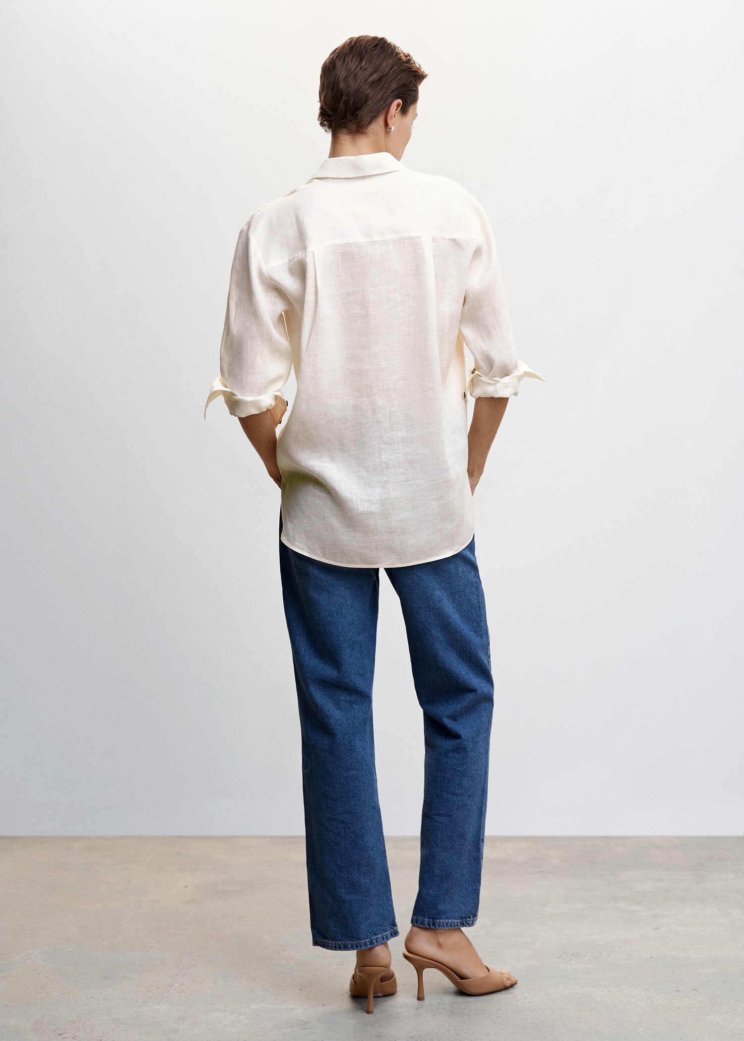 Camisa 100% lino - Reverso del artículo