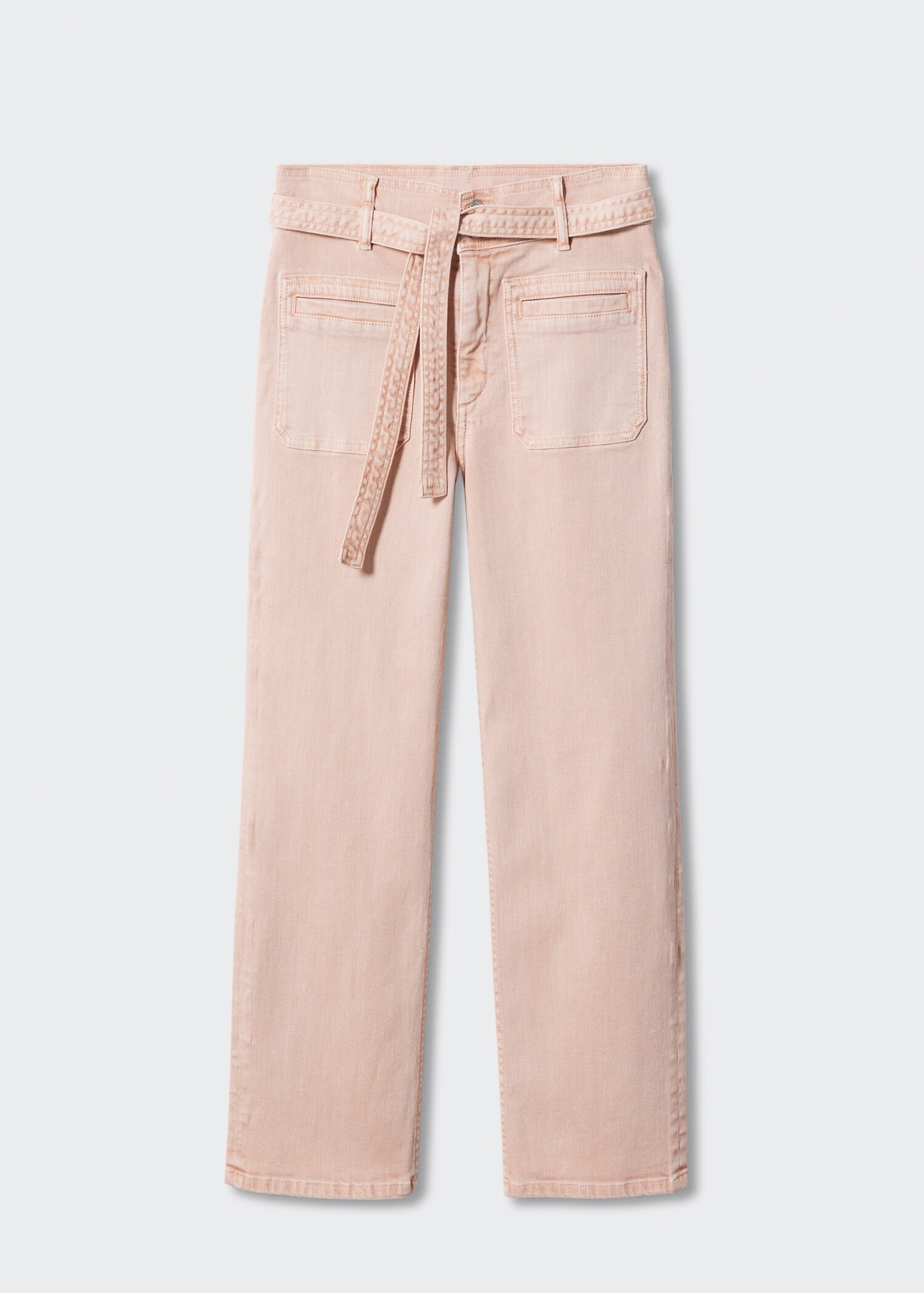 Jeans rectos detalle lazo - Artículo sin modelo