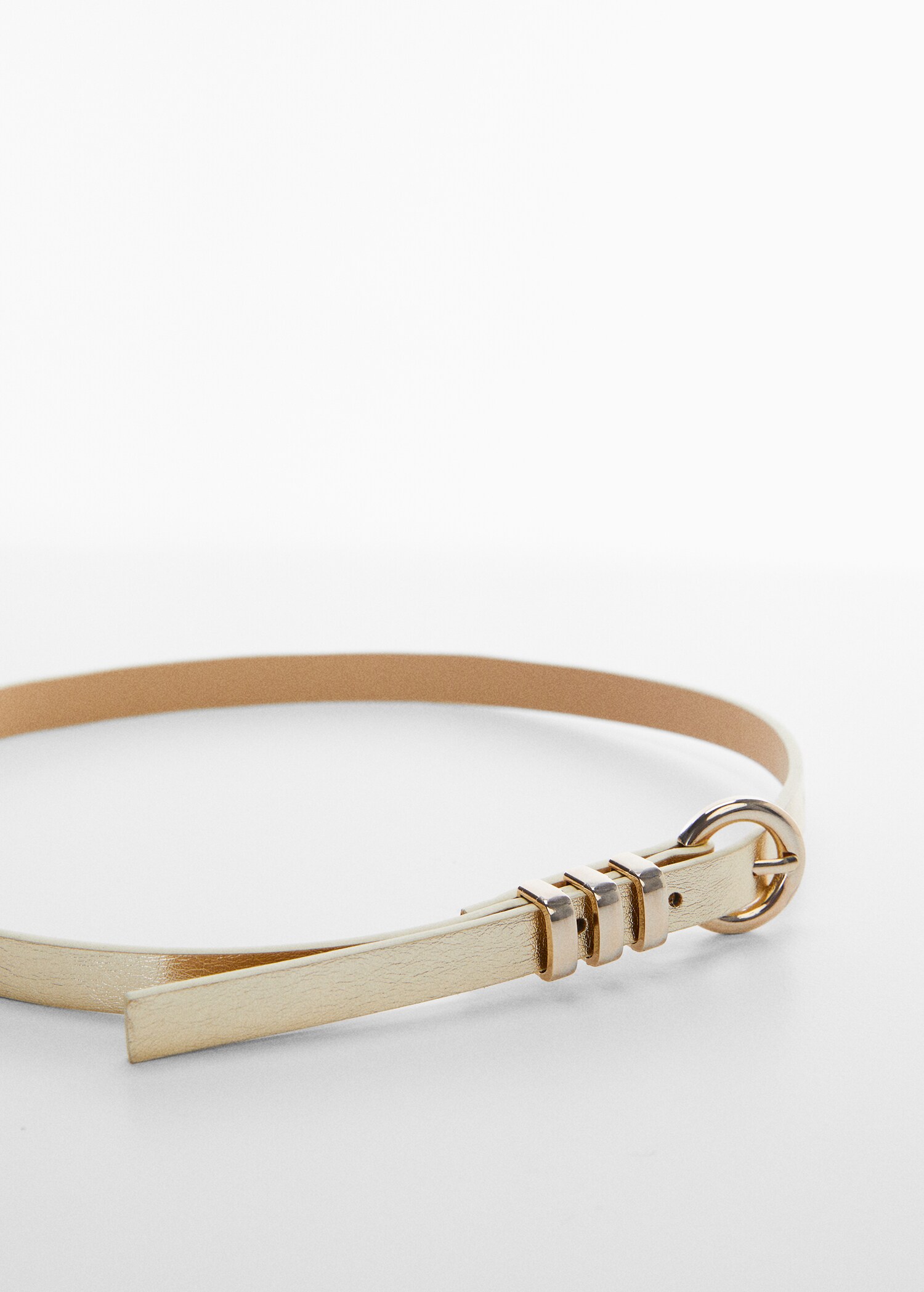 Buckle metallic belt - Medium plane
