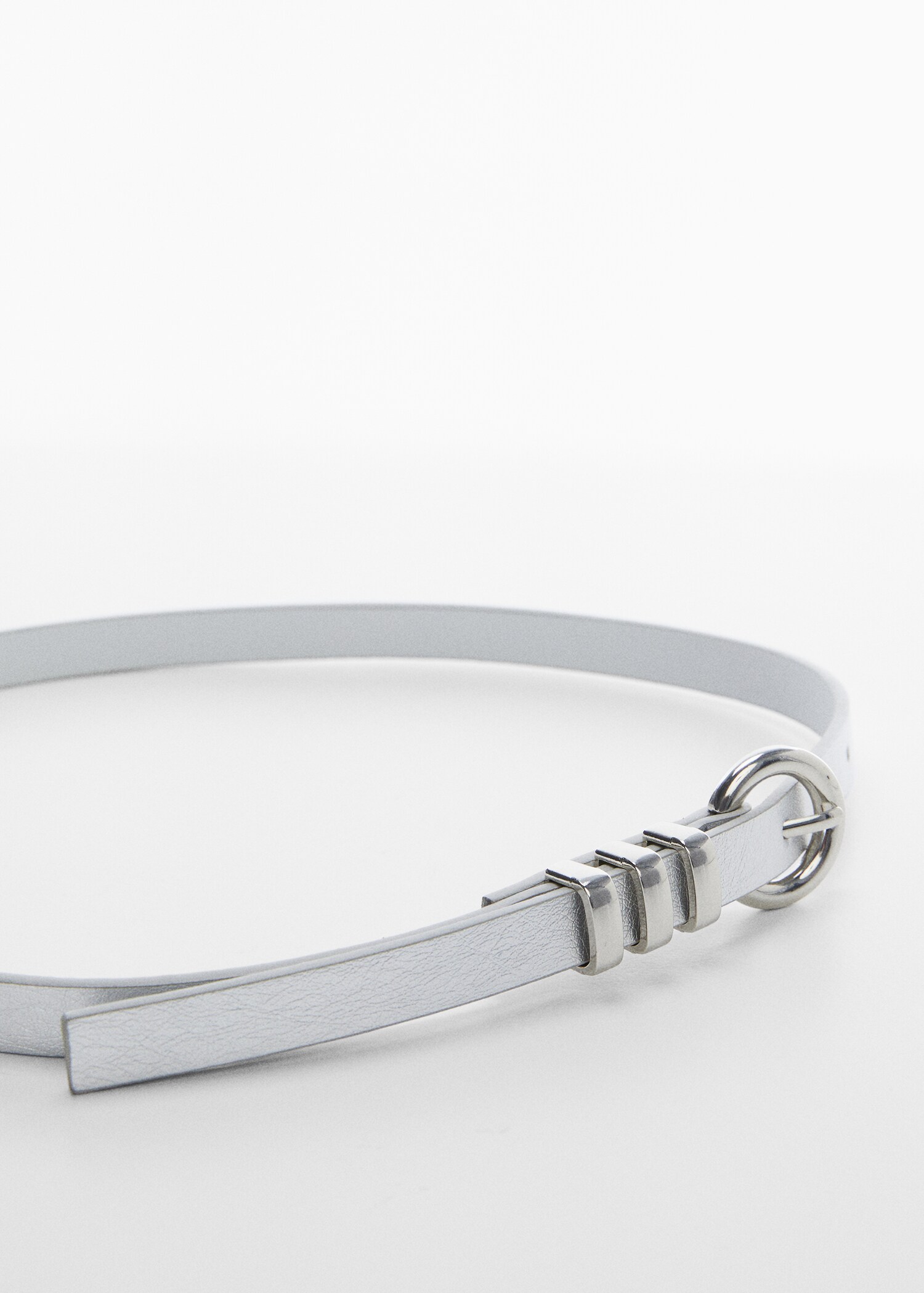 Buckle metallic belt - Medium plane