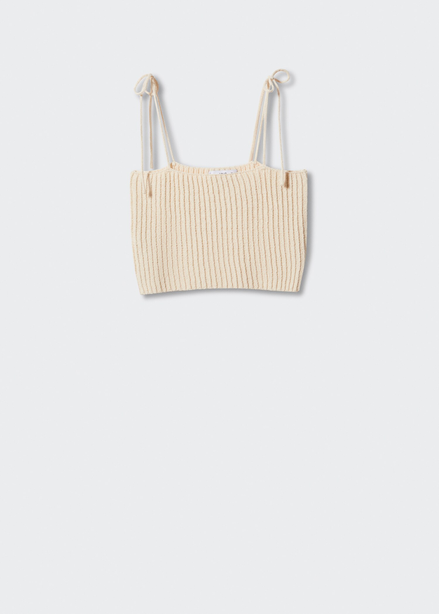 Knitted cropped top - Article without model