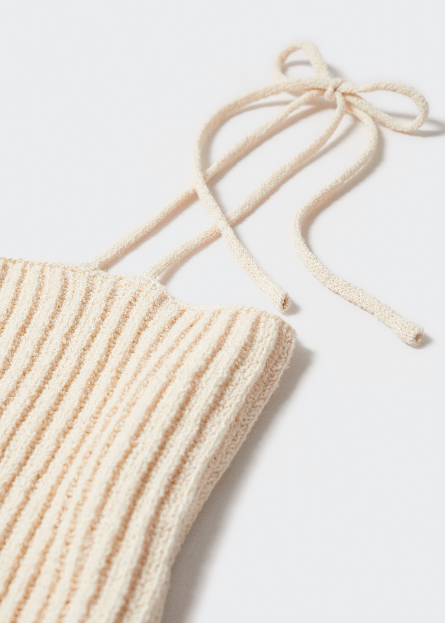 Knitted cropped top - Details of the article 8