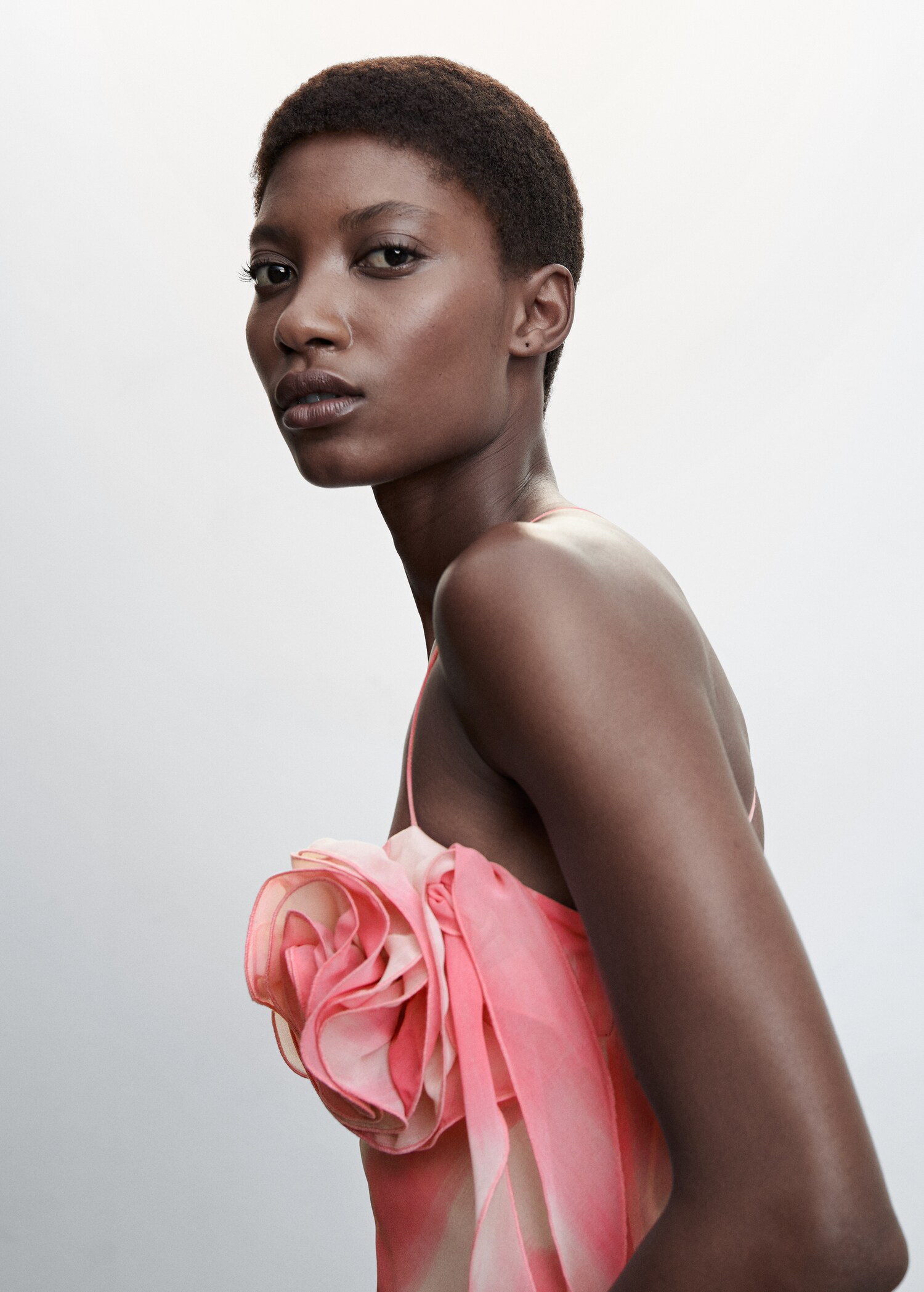 Floral maxi slip dress - Details of the article 1