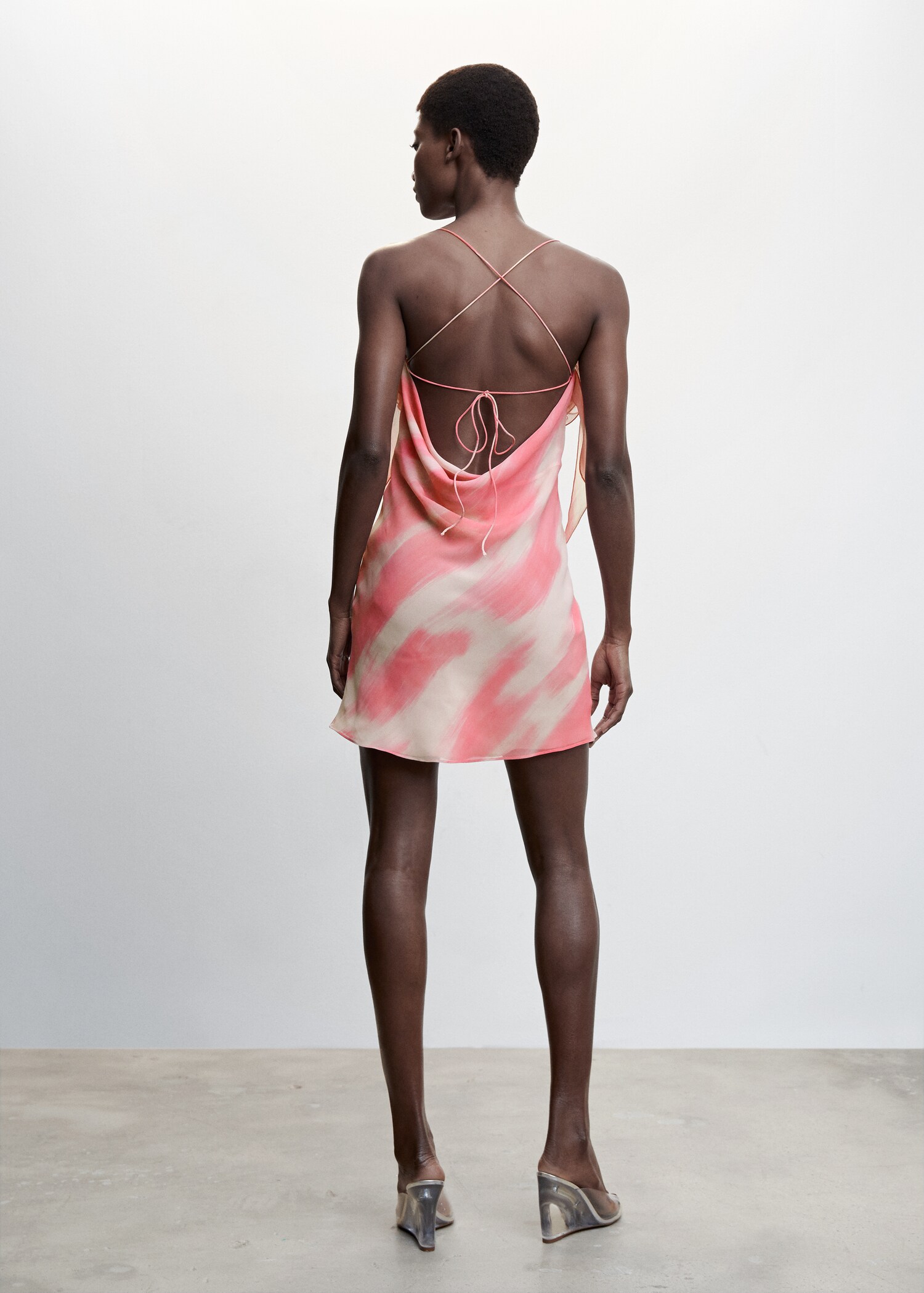 Floral maxi slip dress - Reverse of the article
