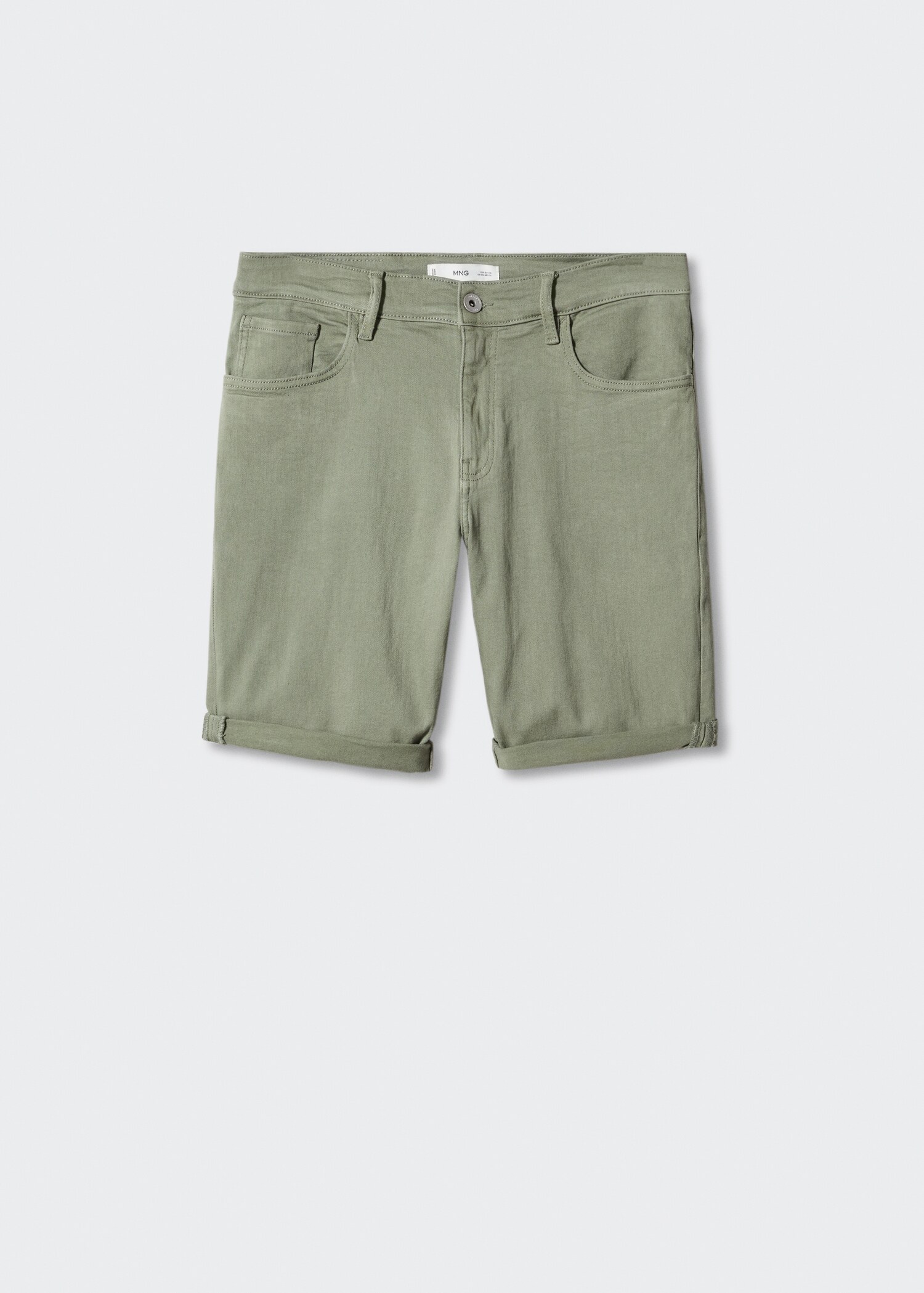 Celana bermuda denim slim-fit - Barang tanpa model