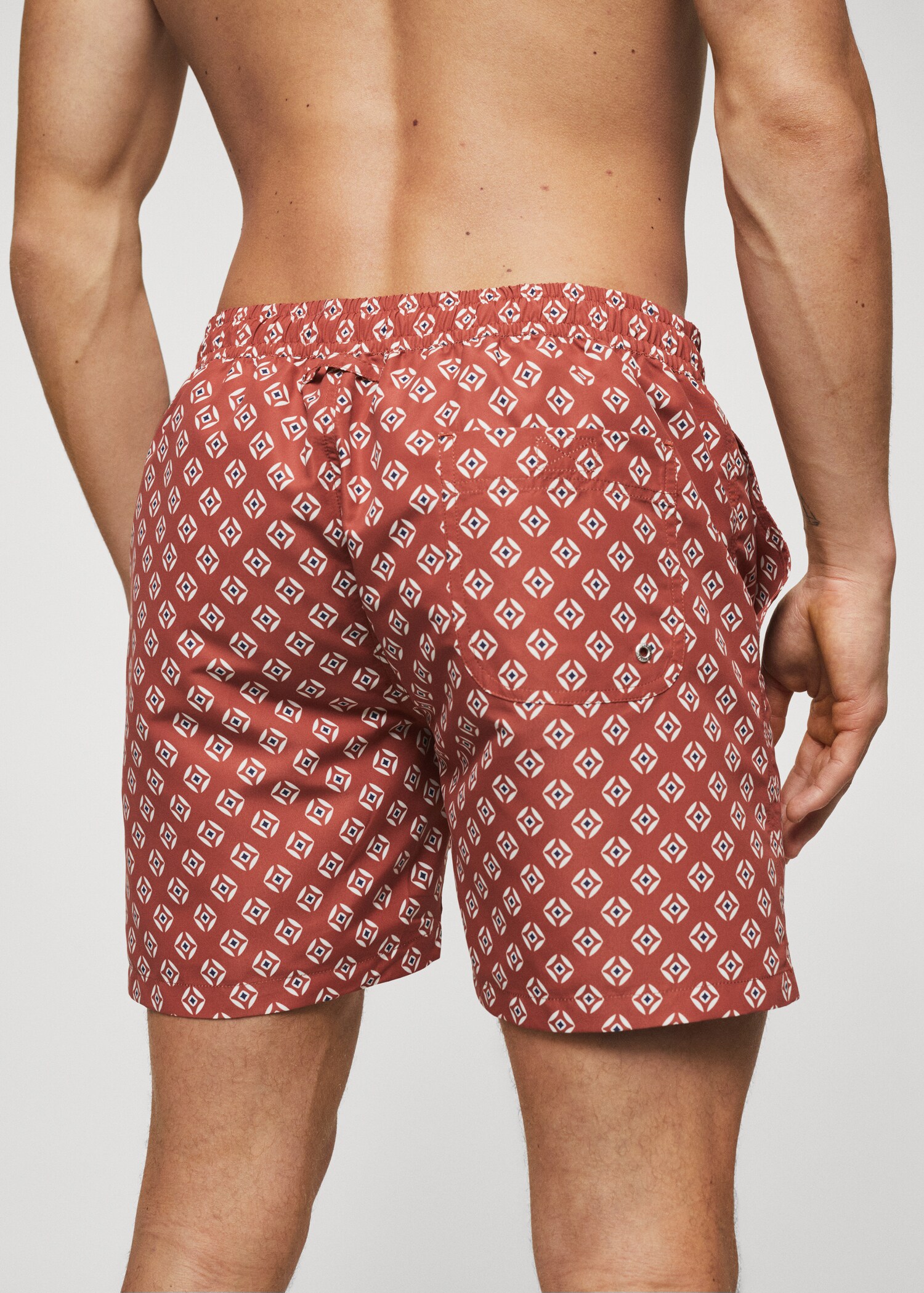 Geometric-print swimsuit - Details of the article 2