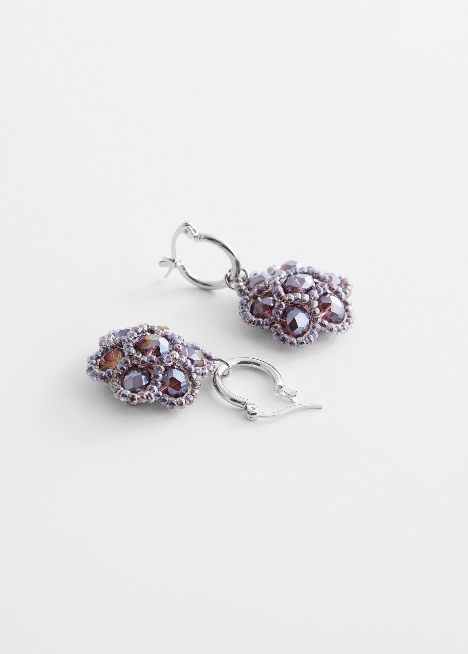 Floral earrings - Medium plane