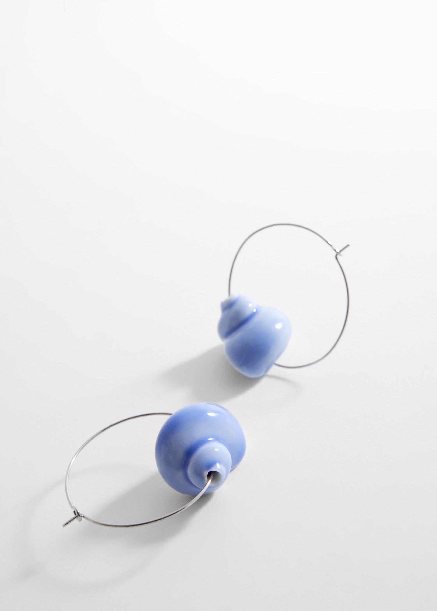 Pendientes colgantes concha - Plano medio