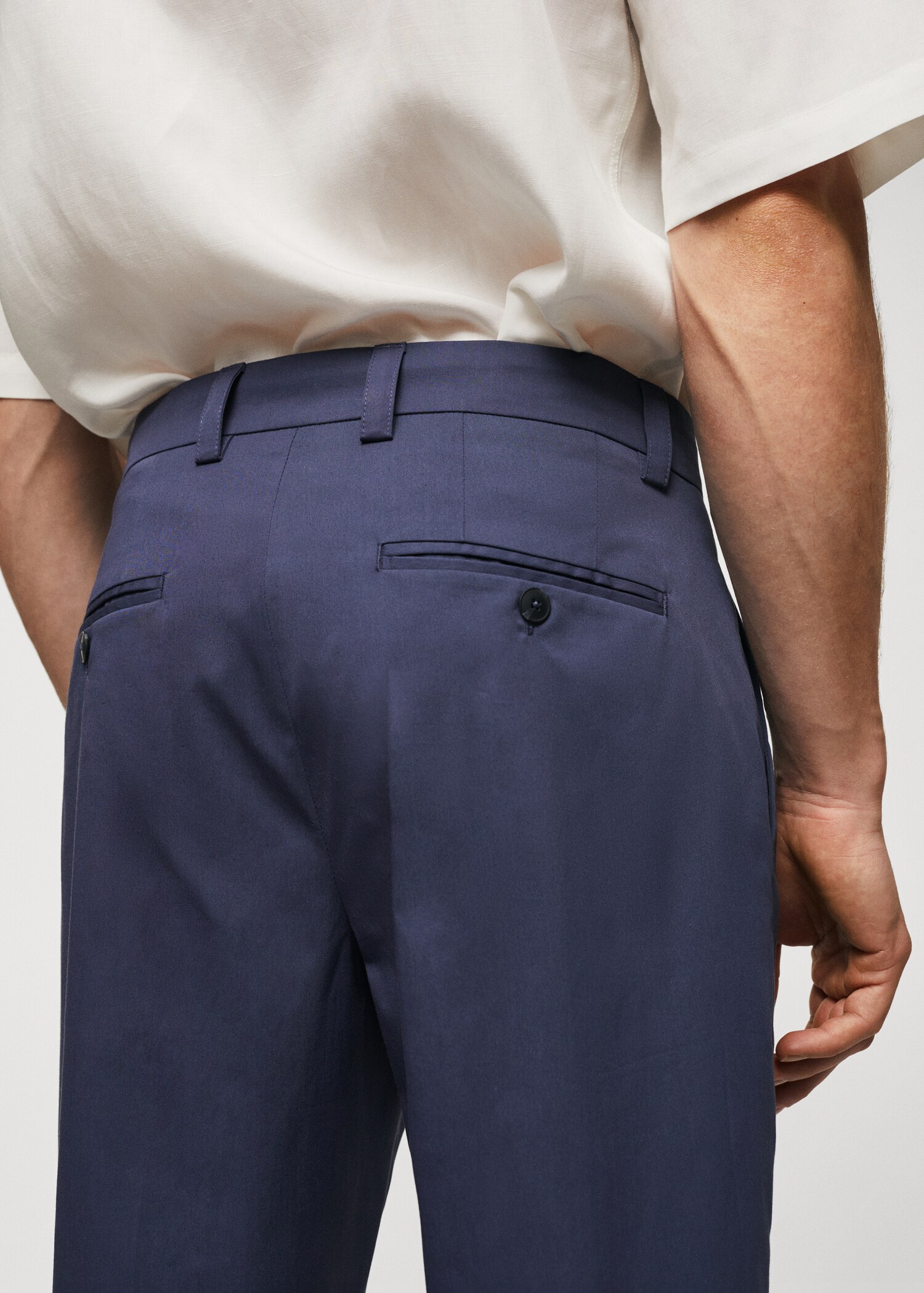 Pantalón pinzas algodón - Detalle del artículo 4