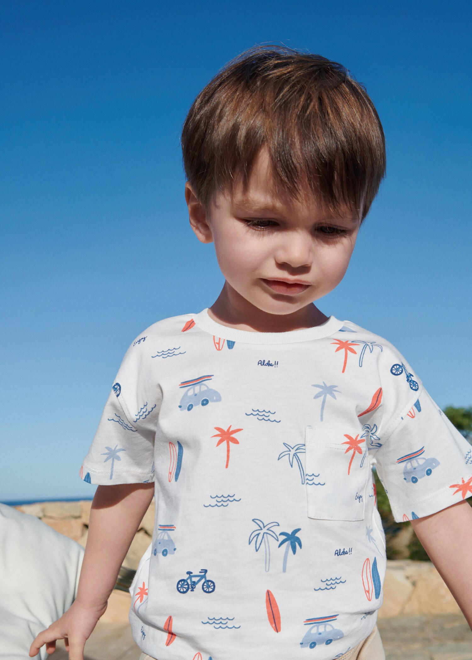 Printed cotton-blend t-shirt - Details of the article 5