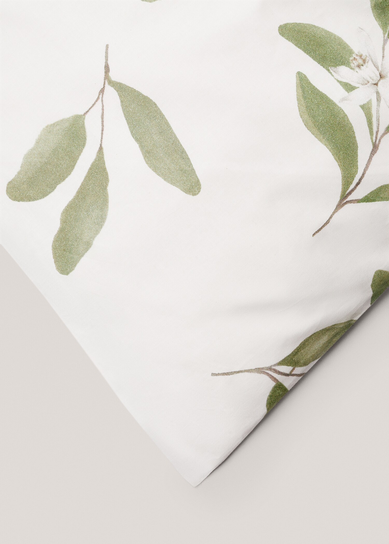 Bettbezug mit Blattmuster für 180 cm Bett - Detail des Artikels 3