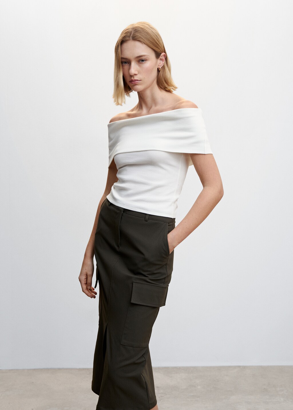 【COLOR iN ID】Haris Off Shoulder Top Off-shoulder top | MANGO Kosovo