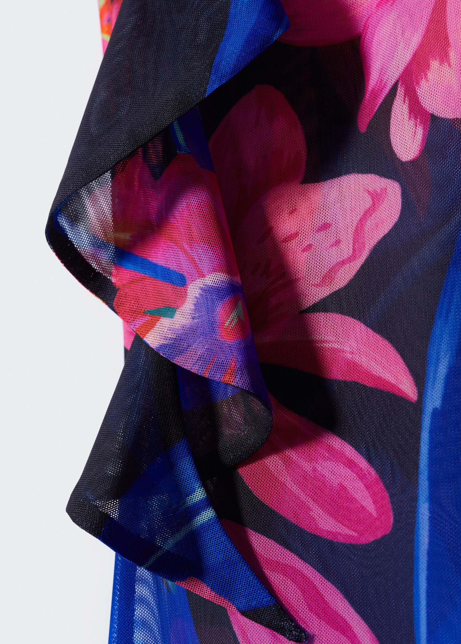 Robe gaze asymétrique volant - Détail de l'article 8