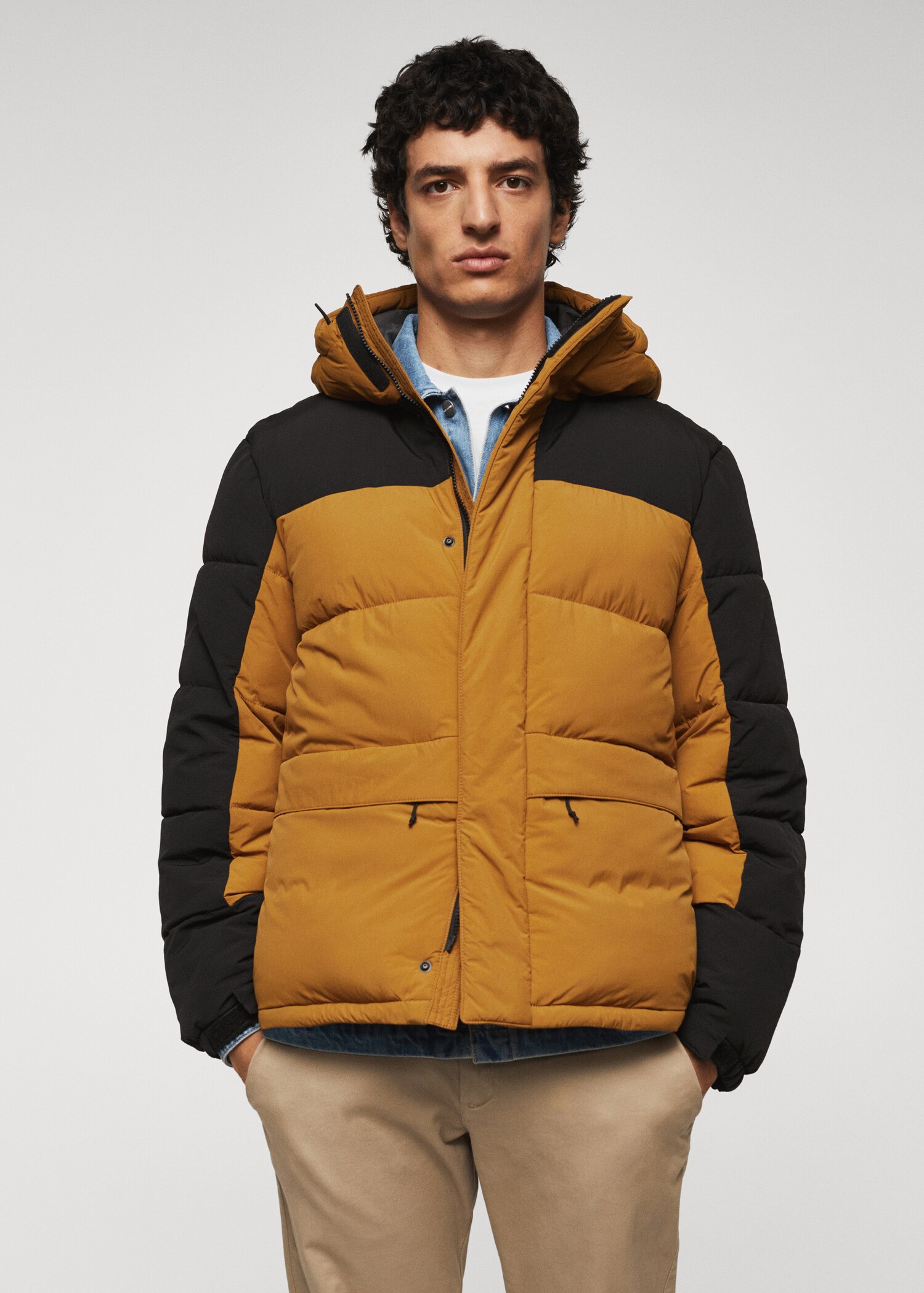 Combined hooded anorak - Medium plane