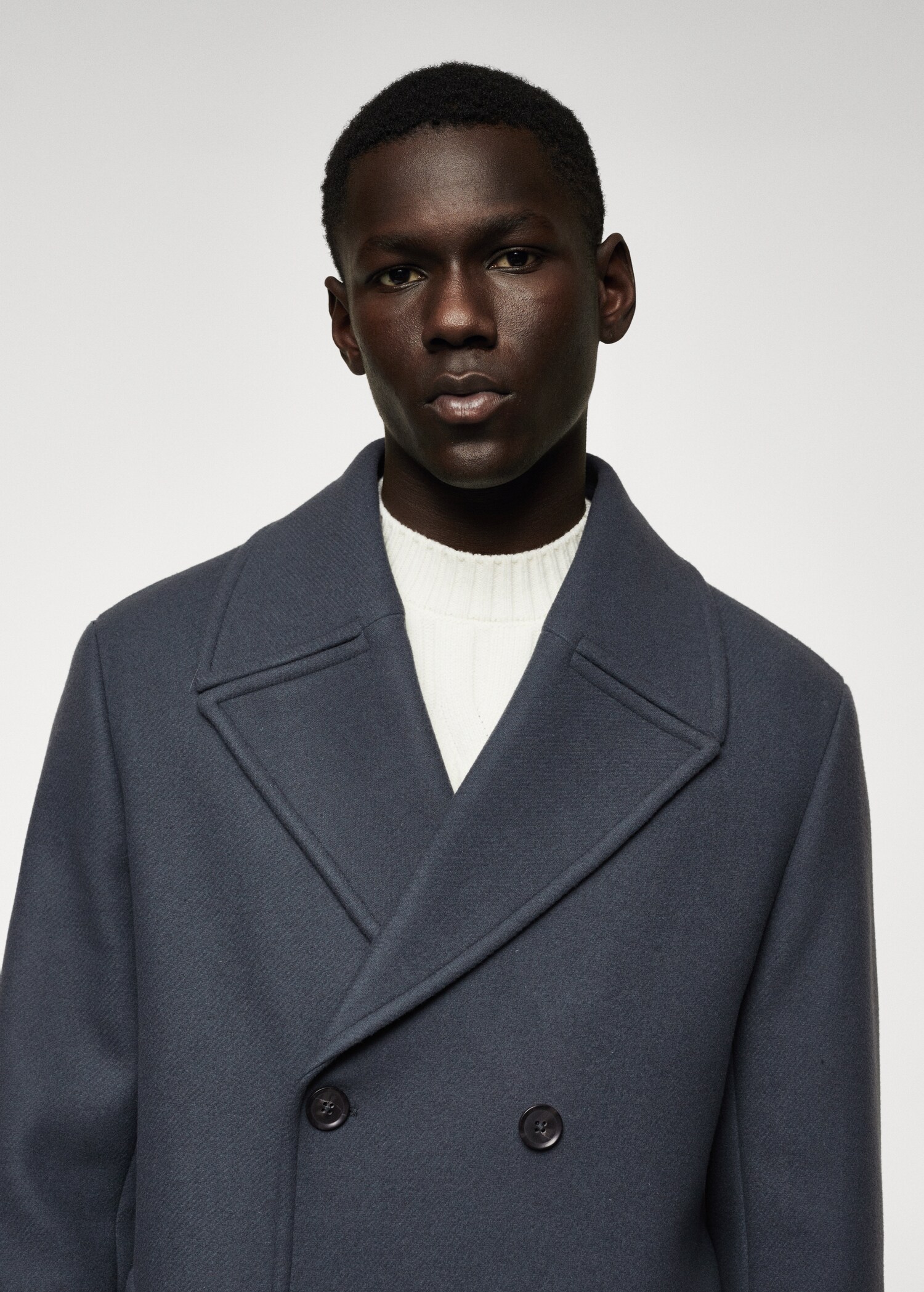 Manteau croisé laine - Détail de l'article 1