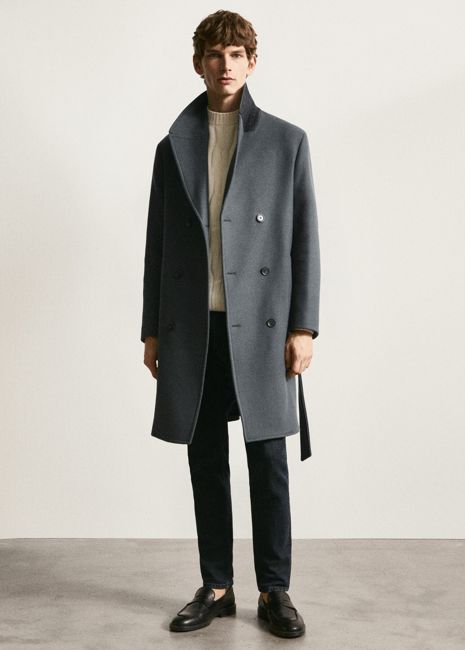 Manteau croisé laine - Détail de l'article 5
