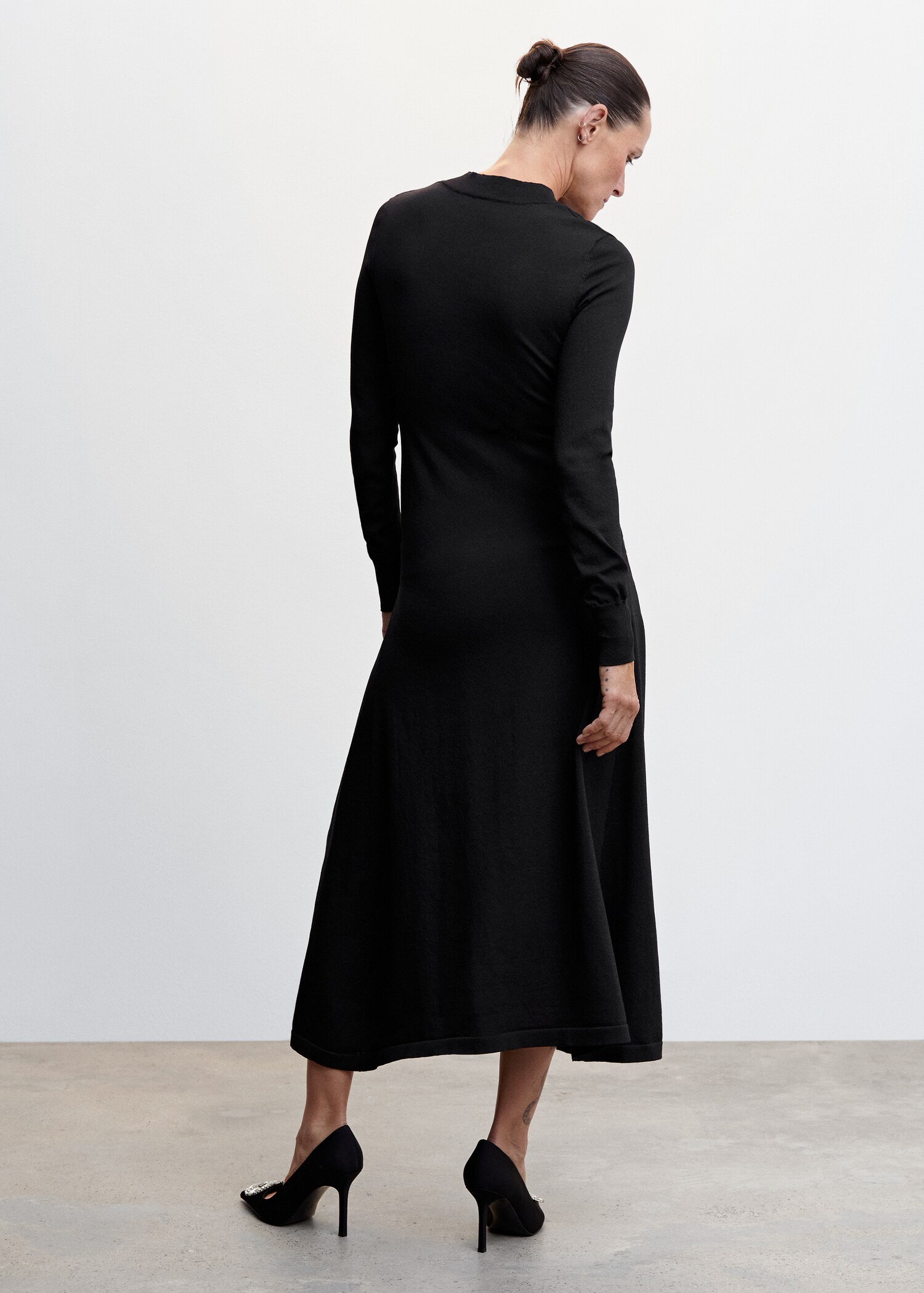 Vestido punto lazo - Reverso del artículo