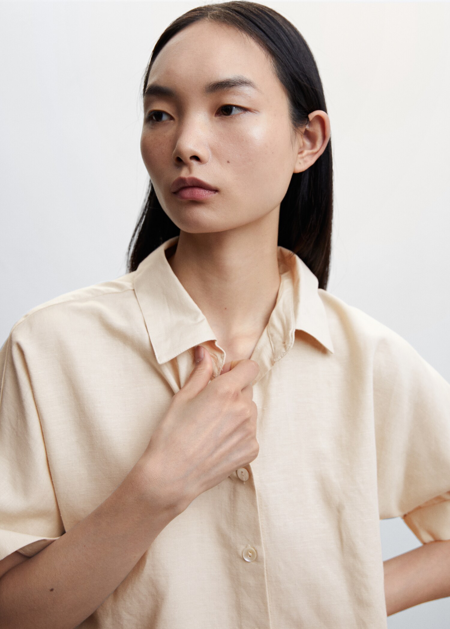 Chemise manches courtes lin - Détail de l'article 1