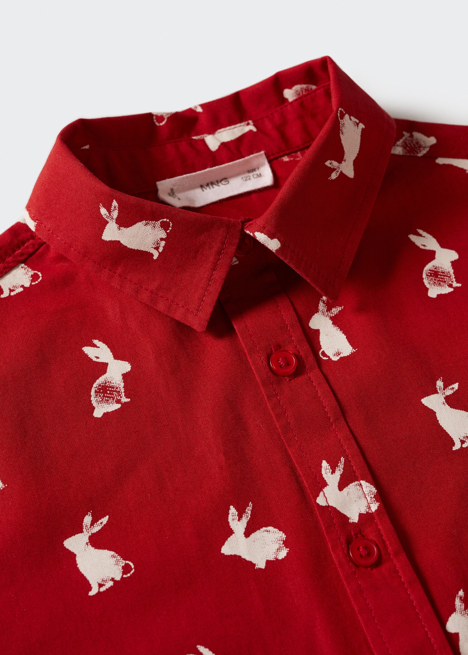 Printed cotton shirt - Details of the article 8