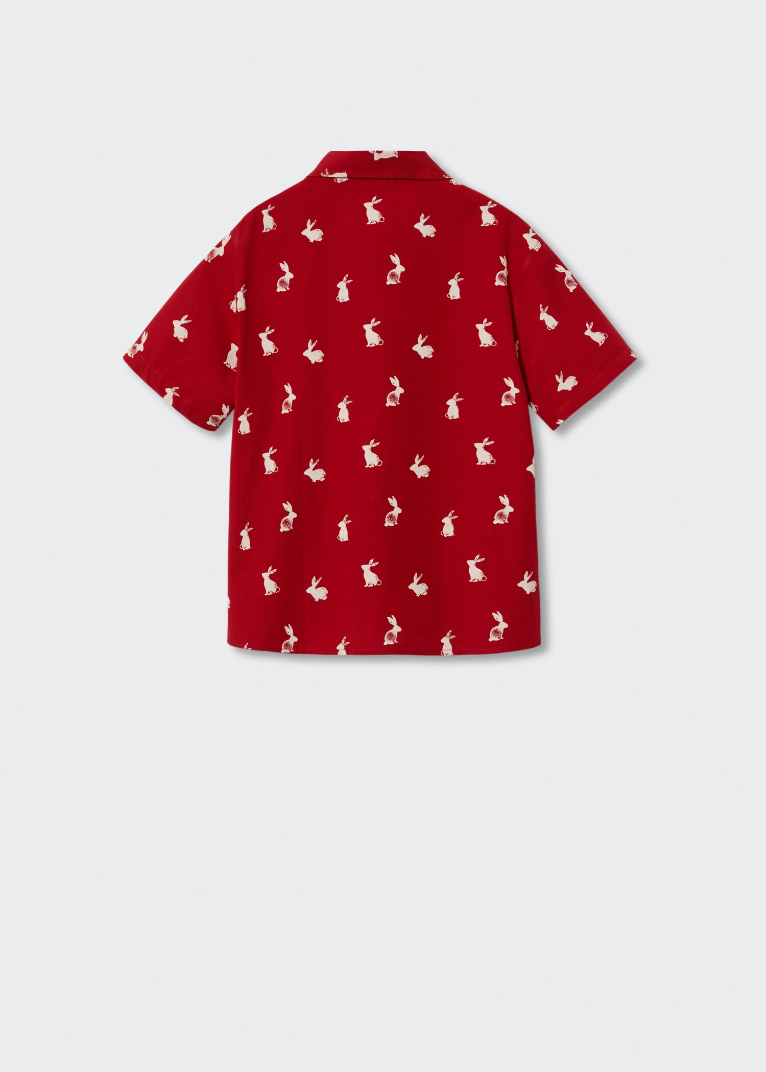 Printed cotton shirt - Reverse of the article