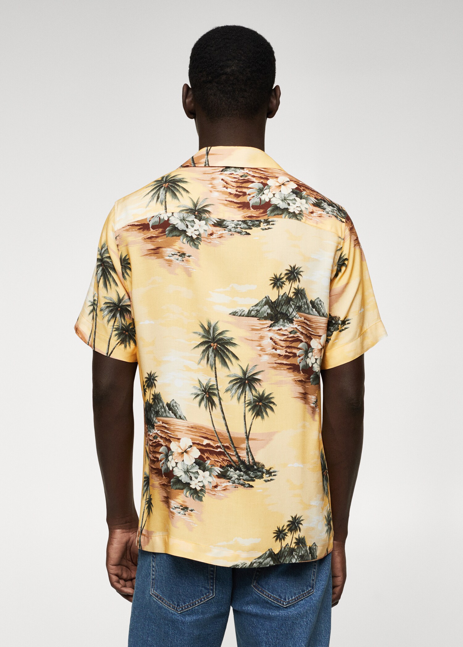 Hawaiian flowy shirt - ด้านหลังของสินค้า