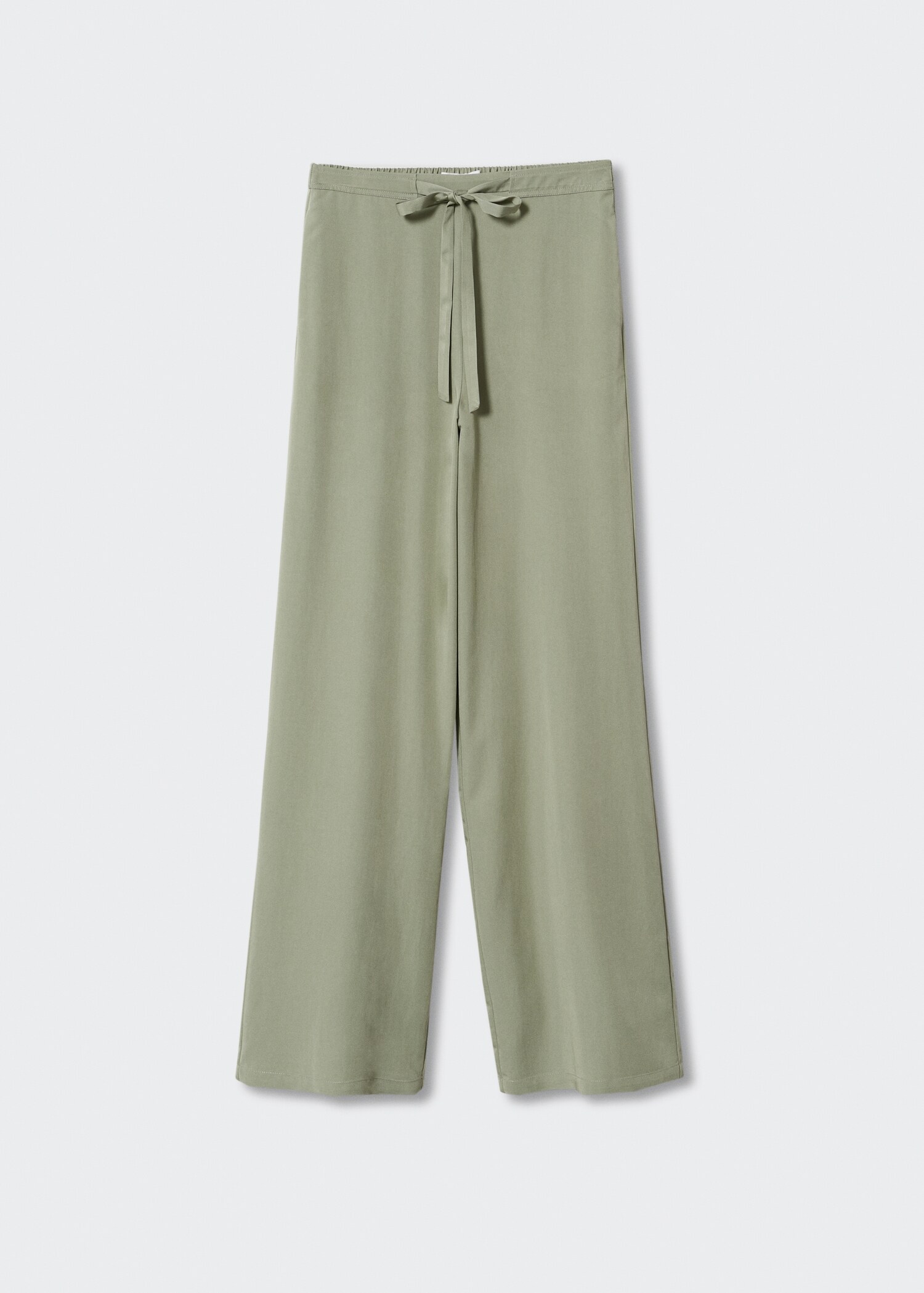 Flowy straight-fit trousers - Article without model