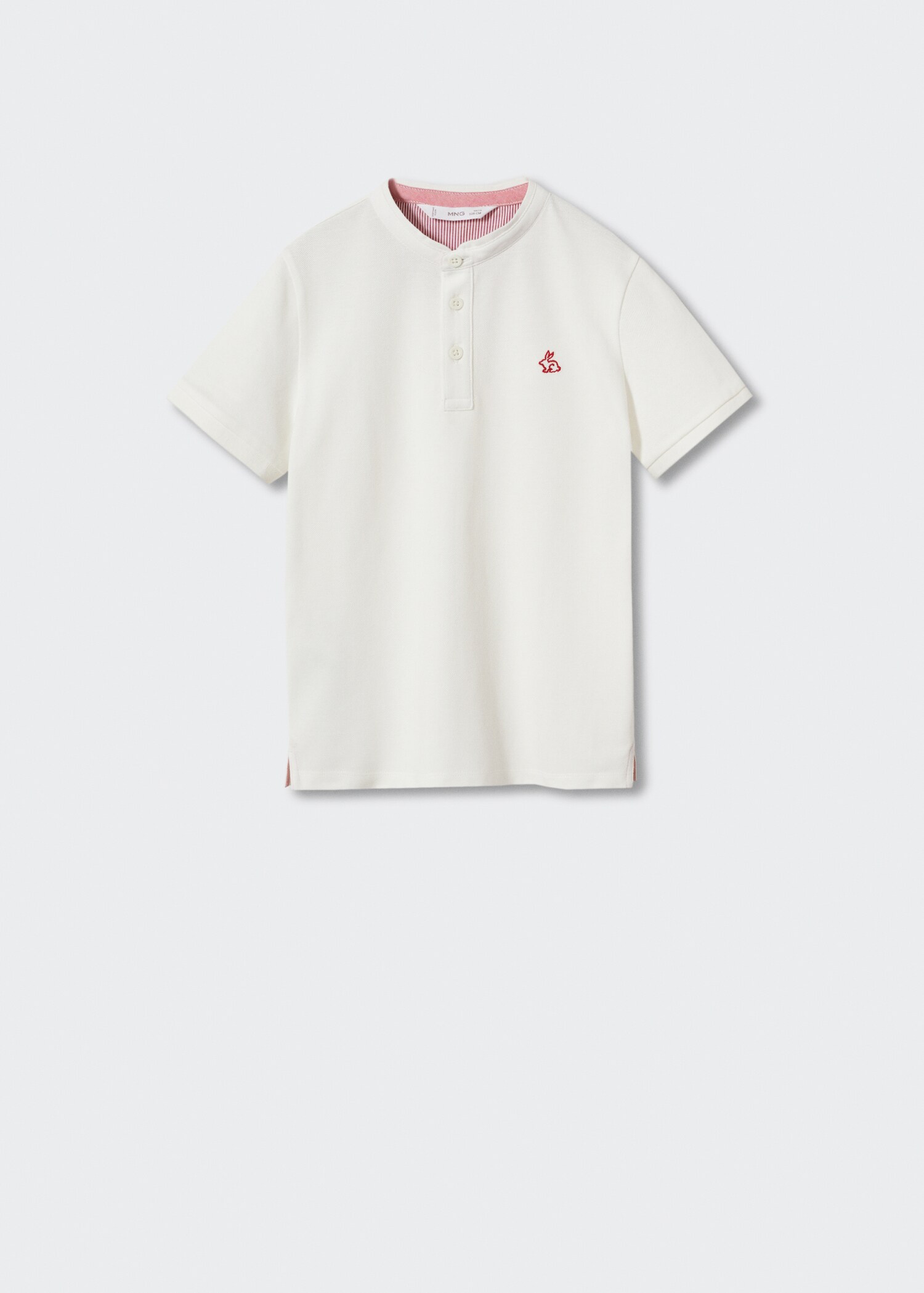 Mao collar polo shirt - Article without model