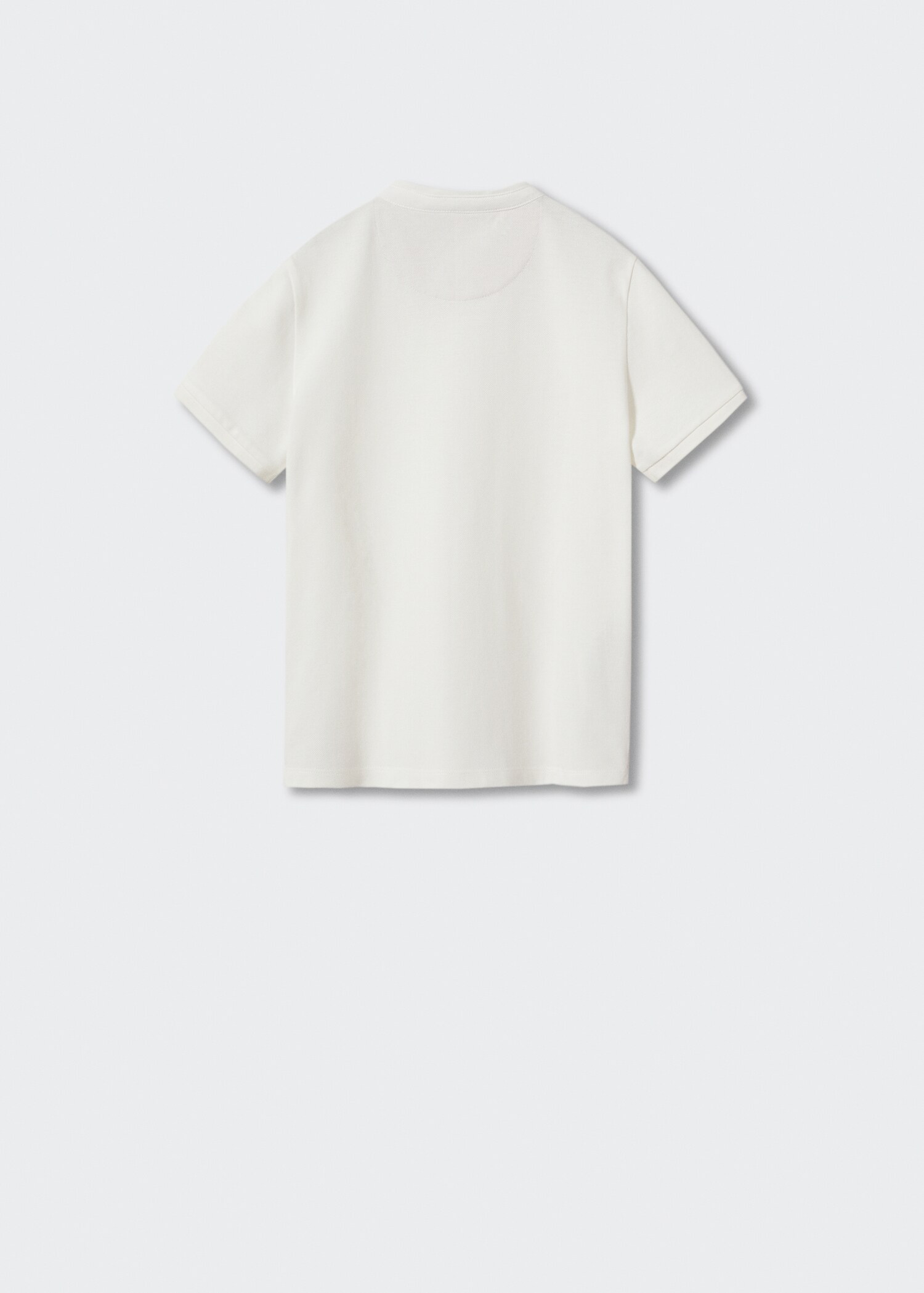 Mao collar polo shirt - Reverse of the article