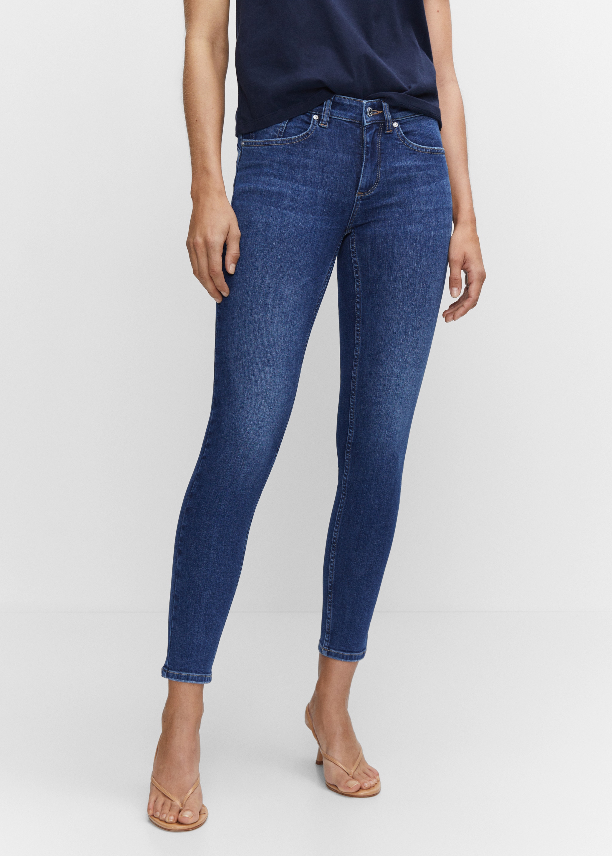 Skinny push-up jeans Women MANGO Niger - Main Image